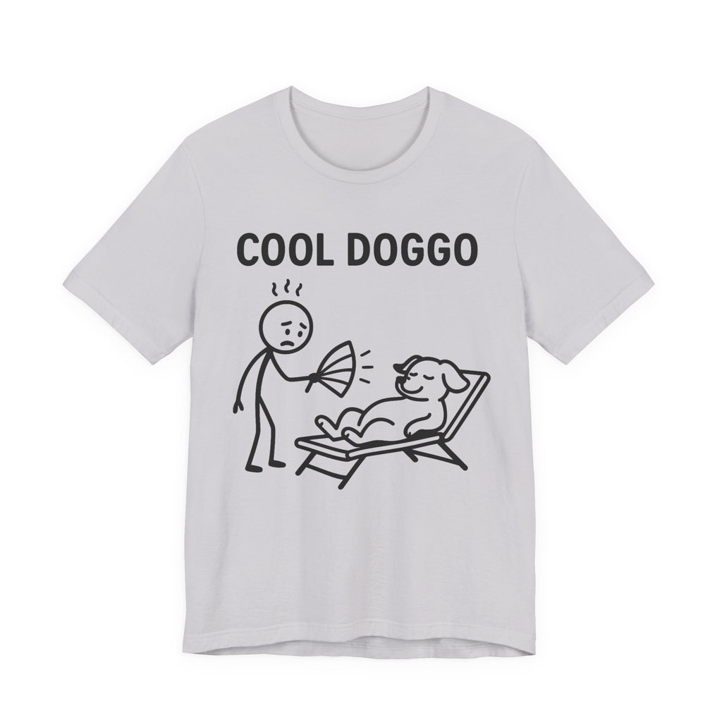 Cool Doggo T-Shirt – Funny Dog Lover Tee with Relaxing Lounger Design
