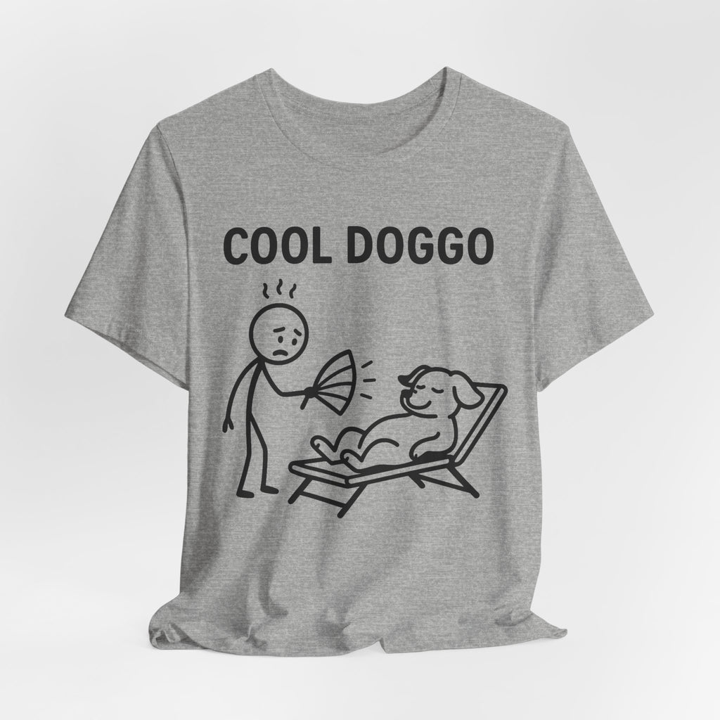 Cool Doggo T-Shirt – Funny Dog Lover Tee with Relaxing Lounger Design