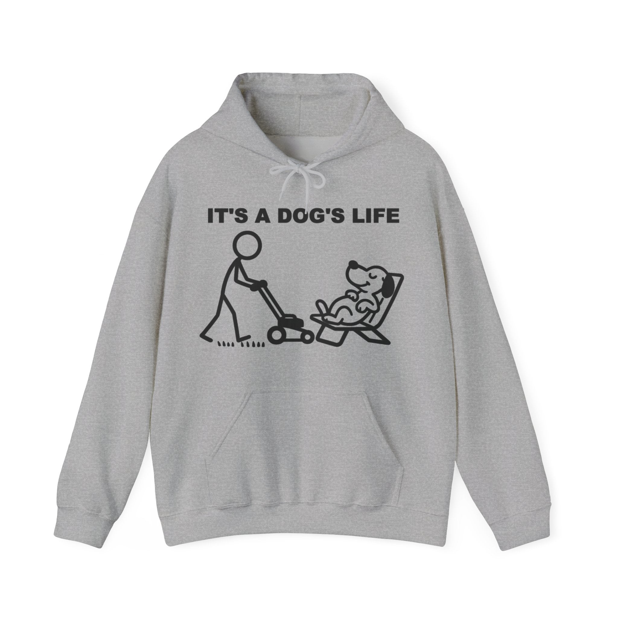 It’s a Dog’s Life Funny Dog Hoodie, Dog Lover Gift, Pet Owner Hoodie