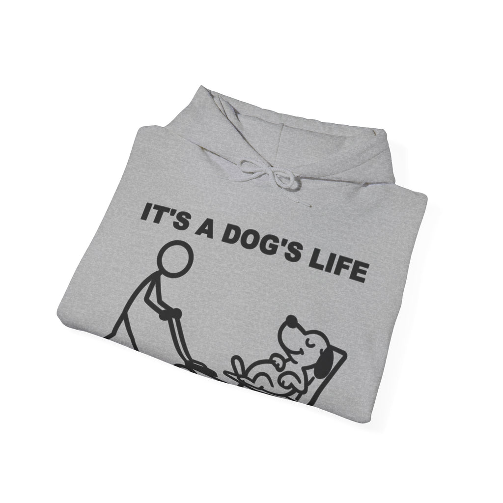 It’s a Dog’s Life Funny Dog Hoodie, Dog Lover Gift, Pet Owner Hoodie