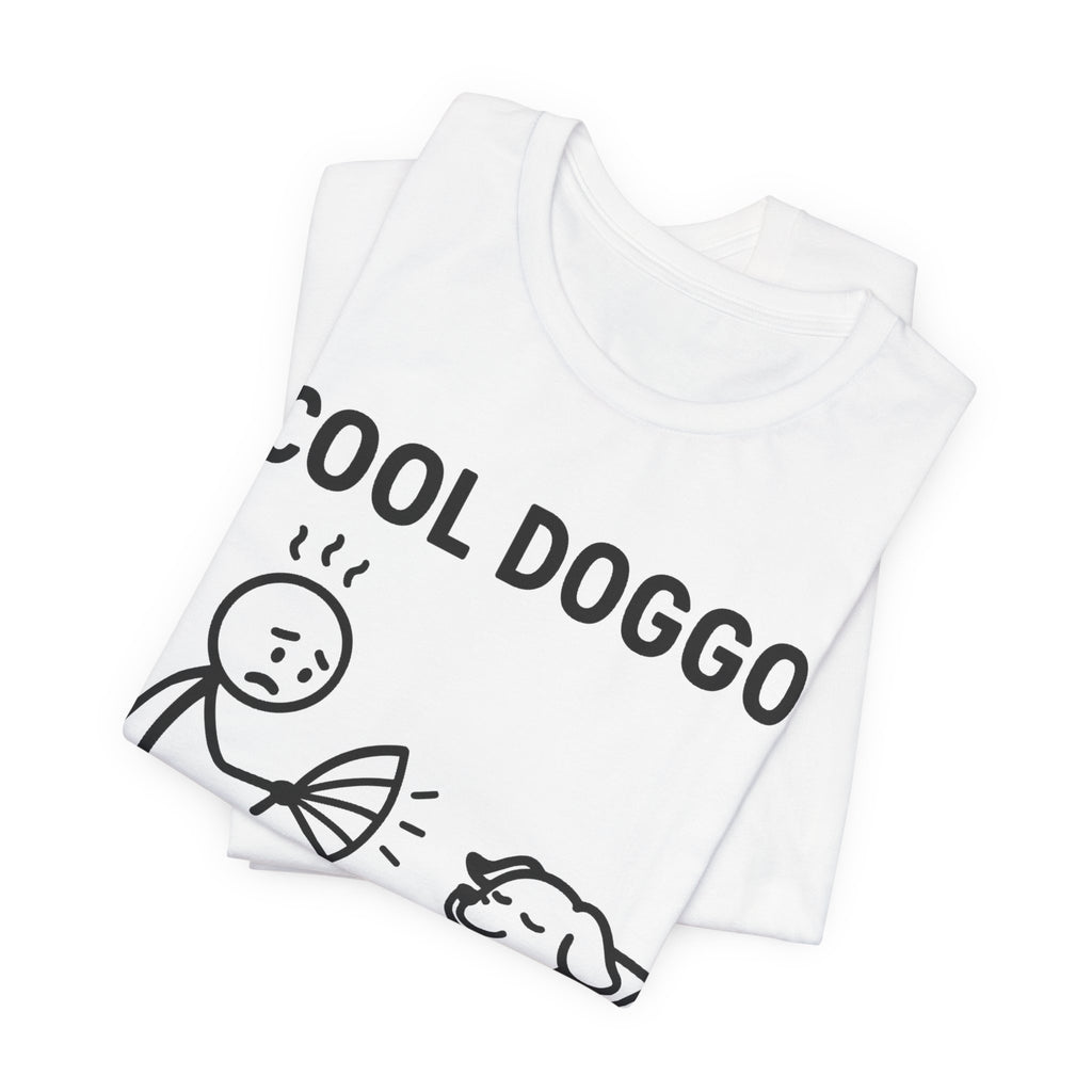 Cool Doggo T-Shirt – Funny Dog Lover Tee with Relaxing Lounger Design