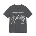 Doggo Deuce T-Shirt, Funny Tennis Dog Shirt, Dog Lover Gift, Cute Pet Tee, Casual Unisex T-Shirt