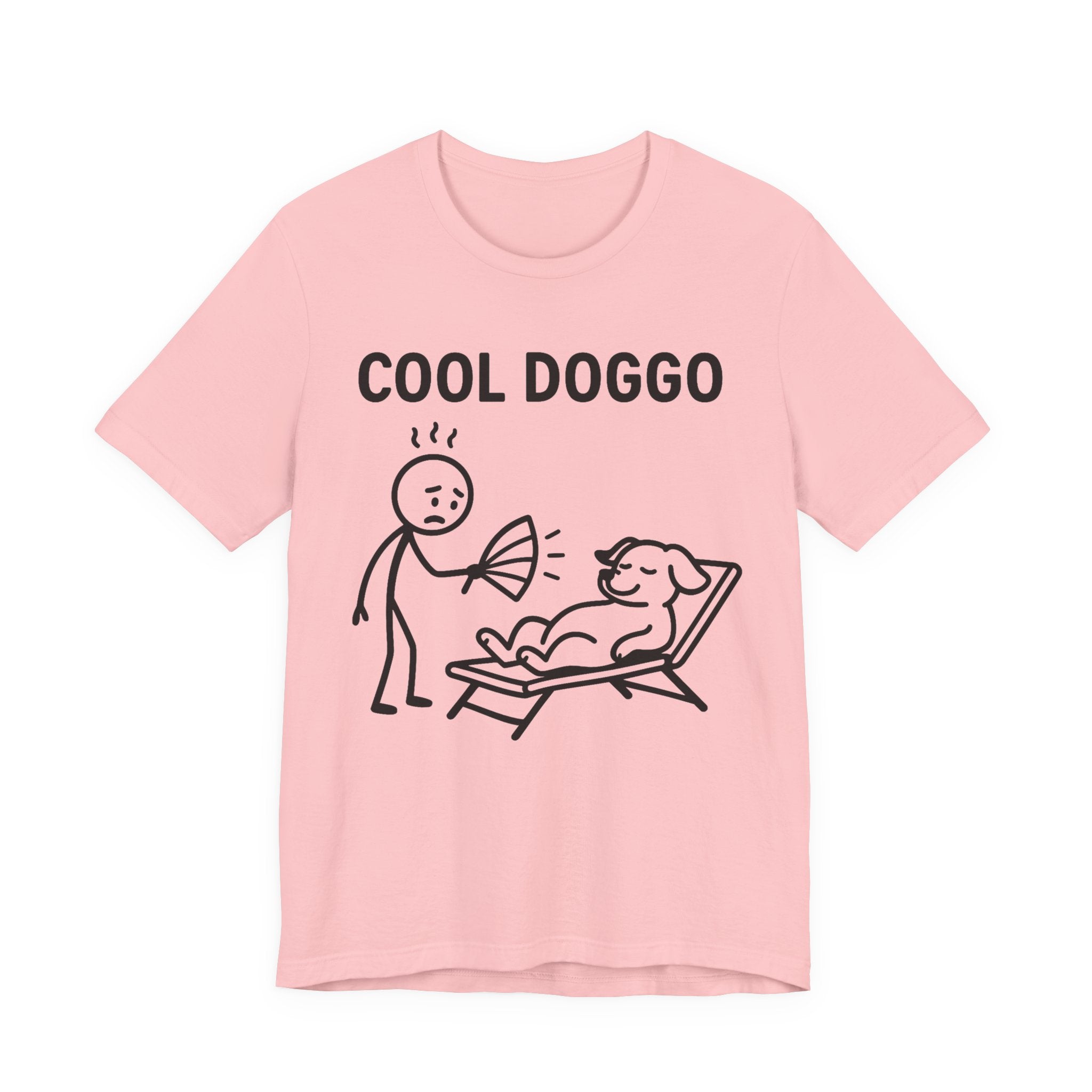 Cool Doggo T-Shirt – Funny Dog Lover Tee with Relaxing Lounger Design