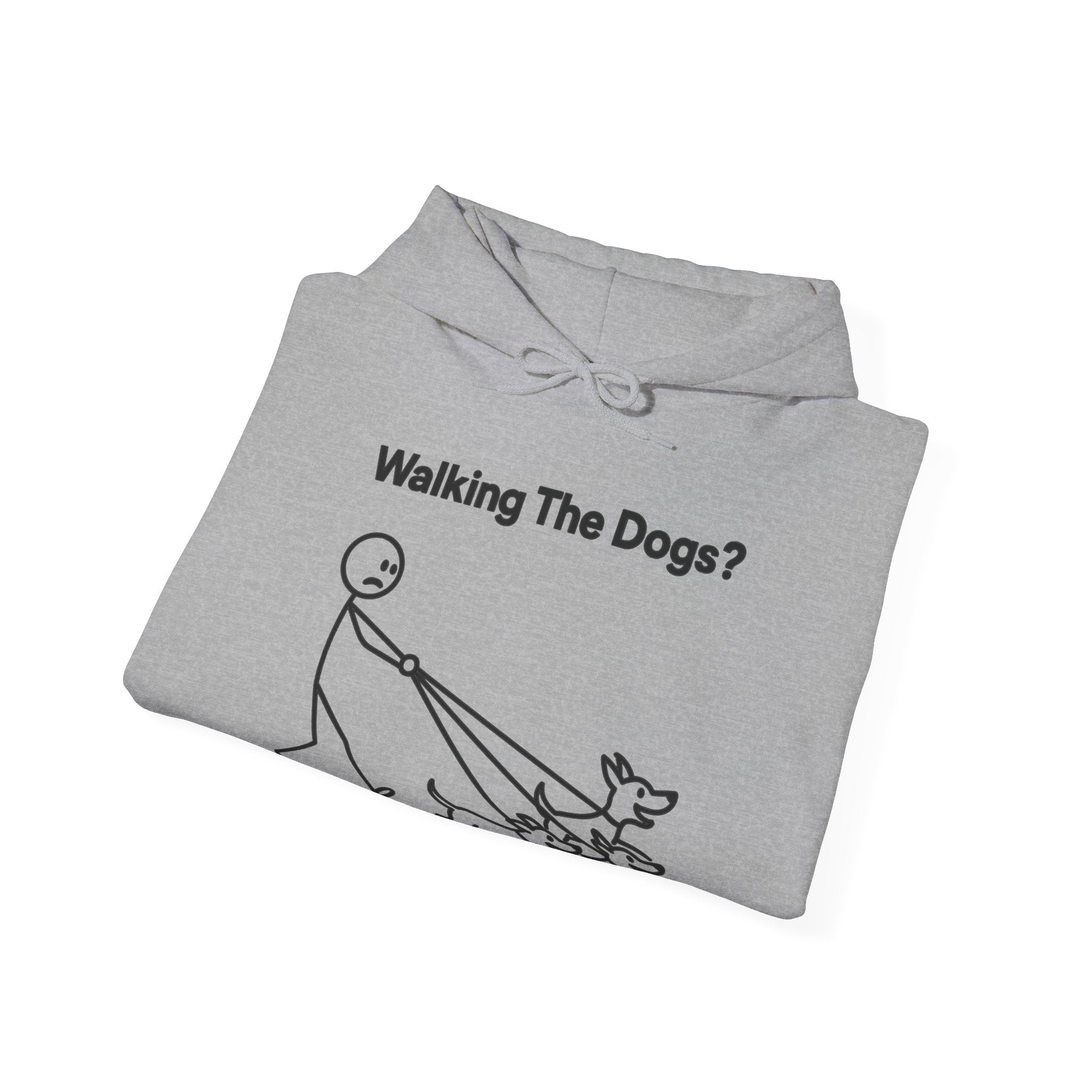 Walking The Dogs Funny Dog Hoodie, Dog Walker Gift, Pet Lover Hoodie