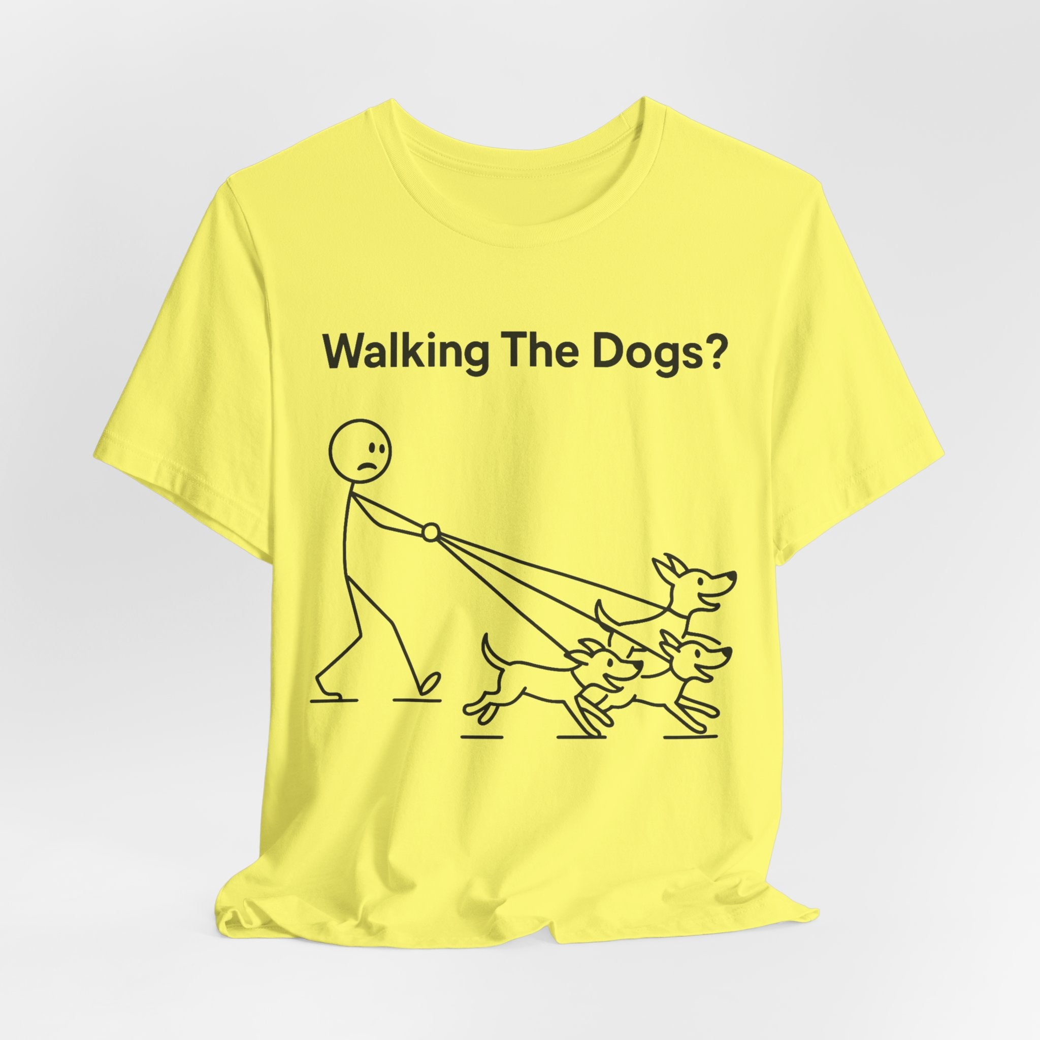 Walking The Dogs T-Shirt, Funny Dog Shirt, Dog Walker Gift, Dog Lover Tee, Cute Pet Humour T-Shirt