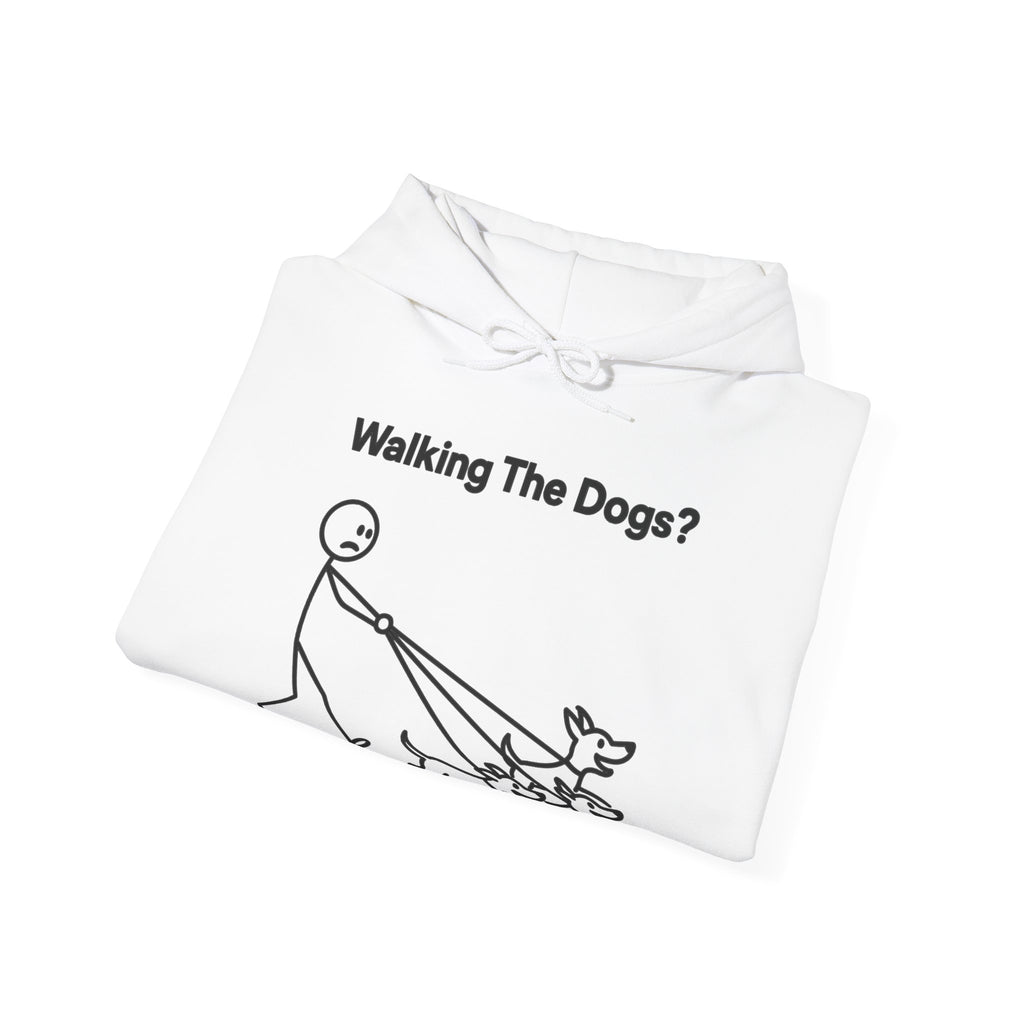 Walking The Dogs Funny Dog Hoodie, Dog Walker Gift, Pet Lover Hoodie