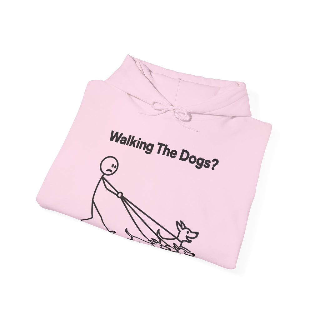 Walking The Dogs Funny Dog Hoodie, Dog Walker Gift, Pet Lover Hoodie