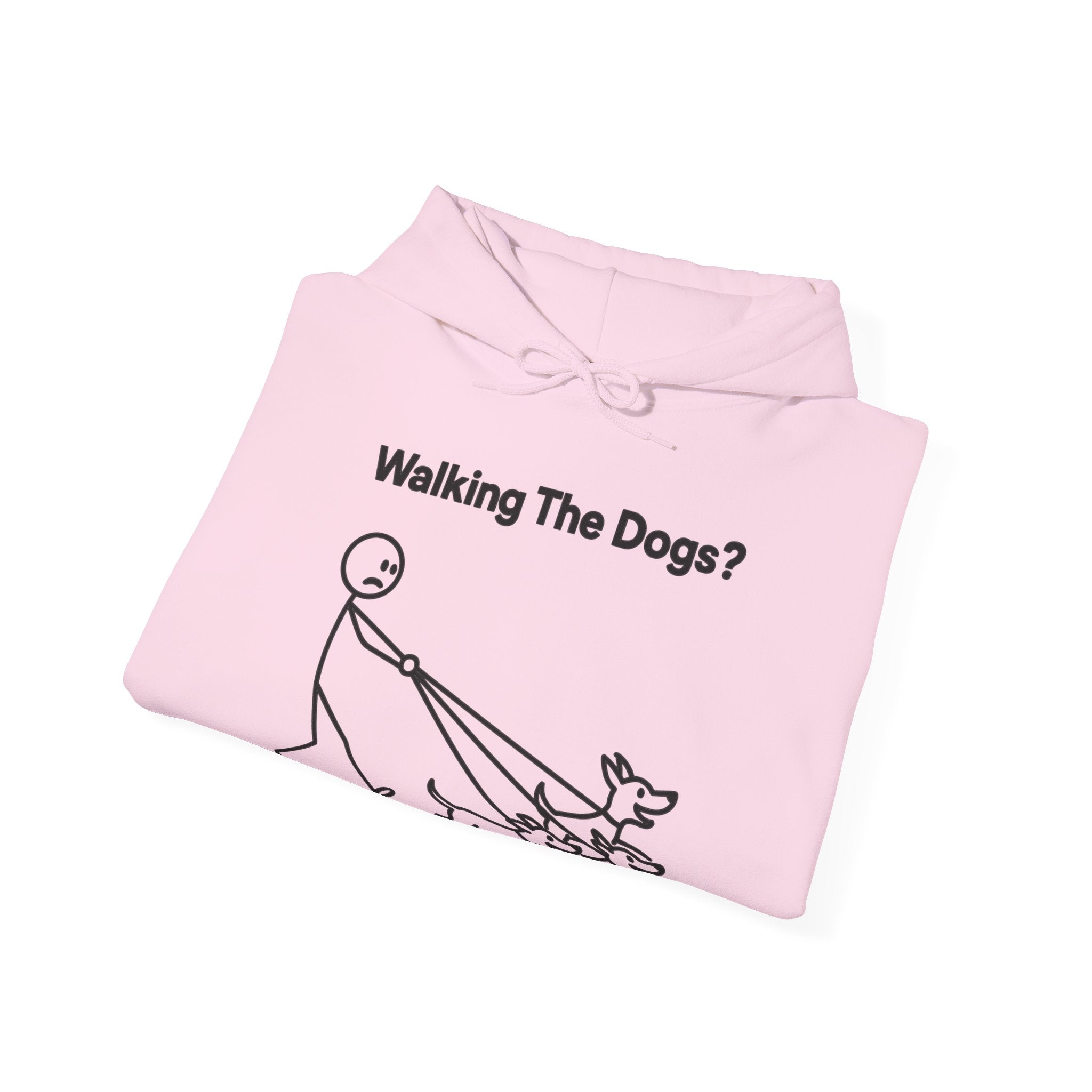 Walking The Dogs Funny Dog Hoodie, Dog Walker Gift, Pet Lover Hoodie