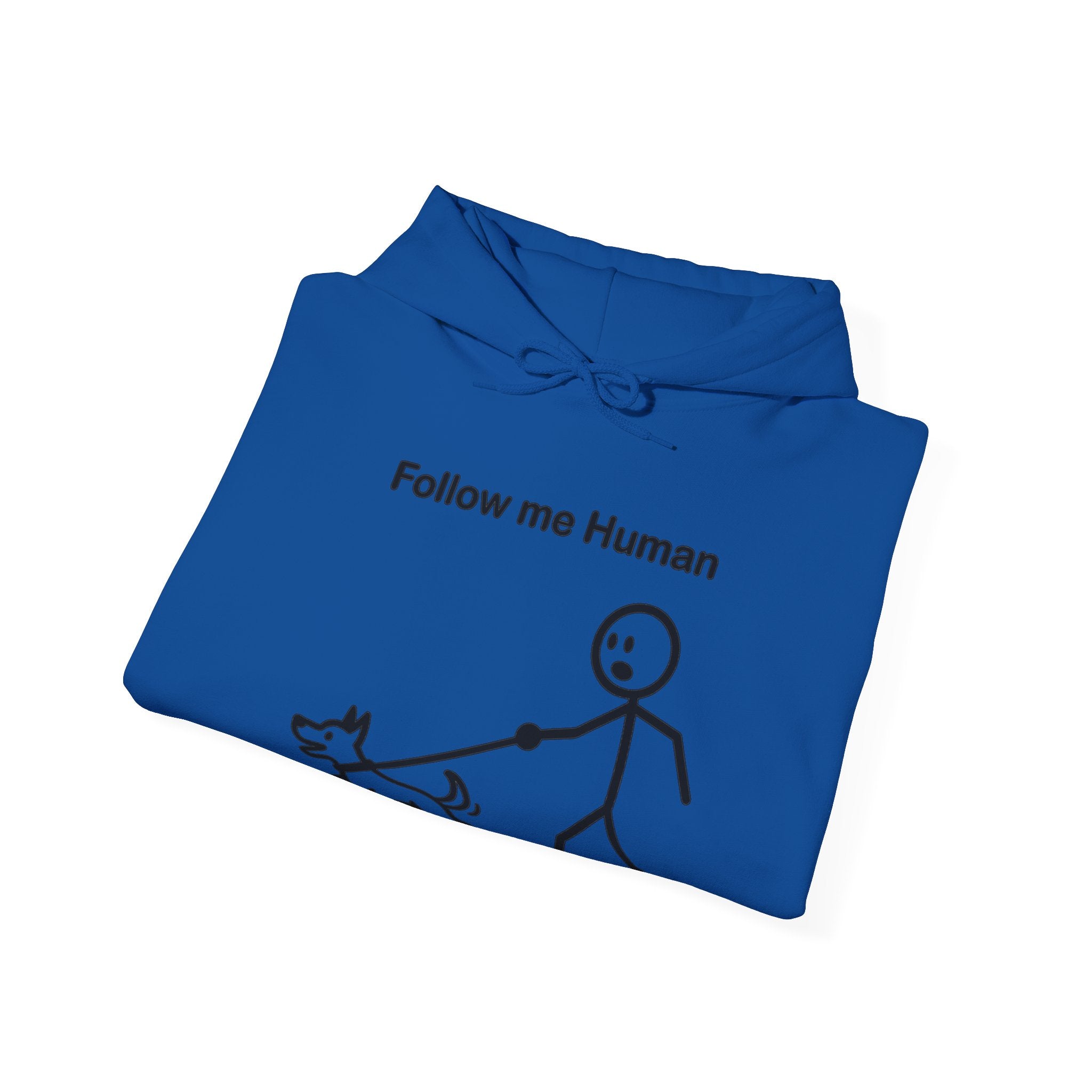 Follow Me Human Funny Dog Hoodie, Dog Lover Gift, Pet Owner Hoodie