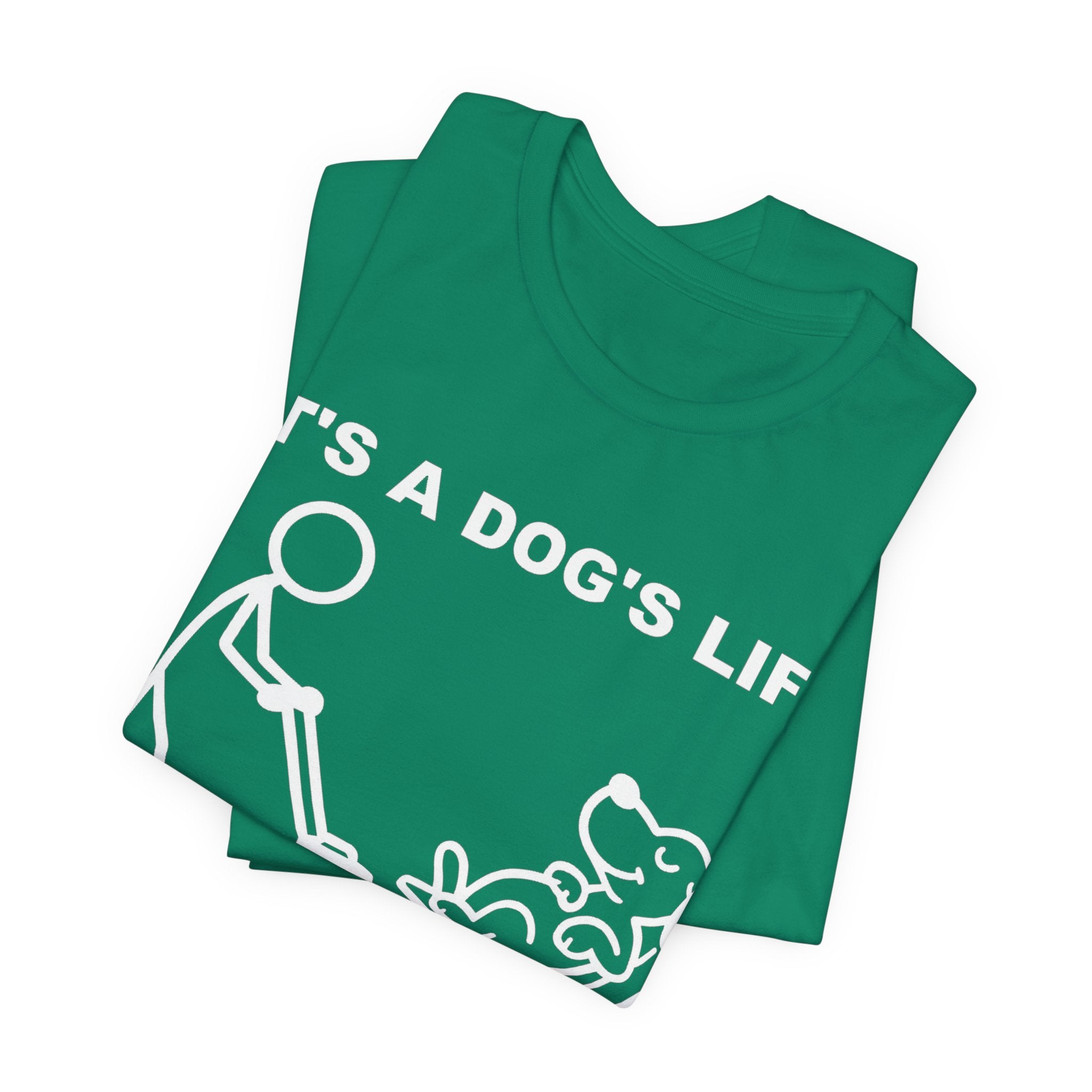 It’s a Dog’s Life T-Shirt, Funny Dog Shirt, Dog Lover Gift, Cute Pet Tee, Relaxed Humour T-Shirt