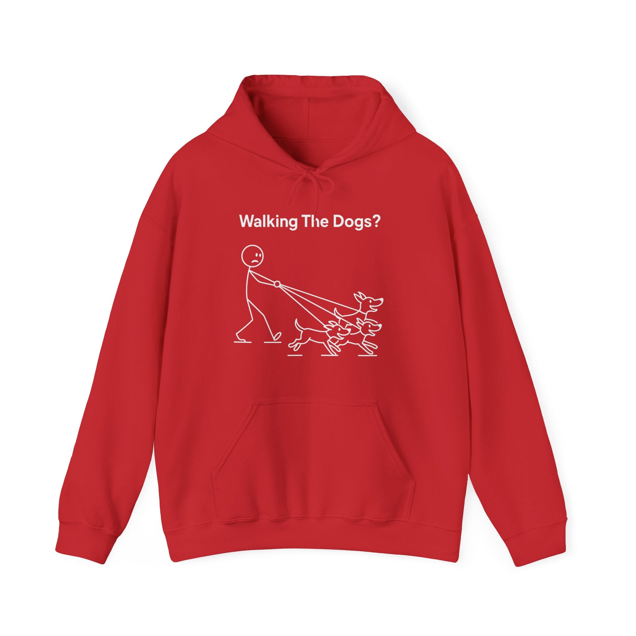 Walking The Dogs Funny Dog Hoodie, Dog Walker Gift, Pet Lover Hoodie