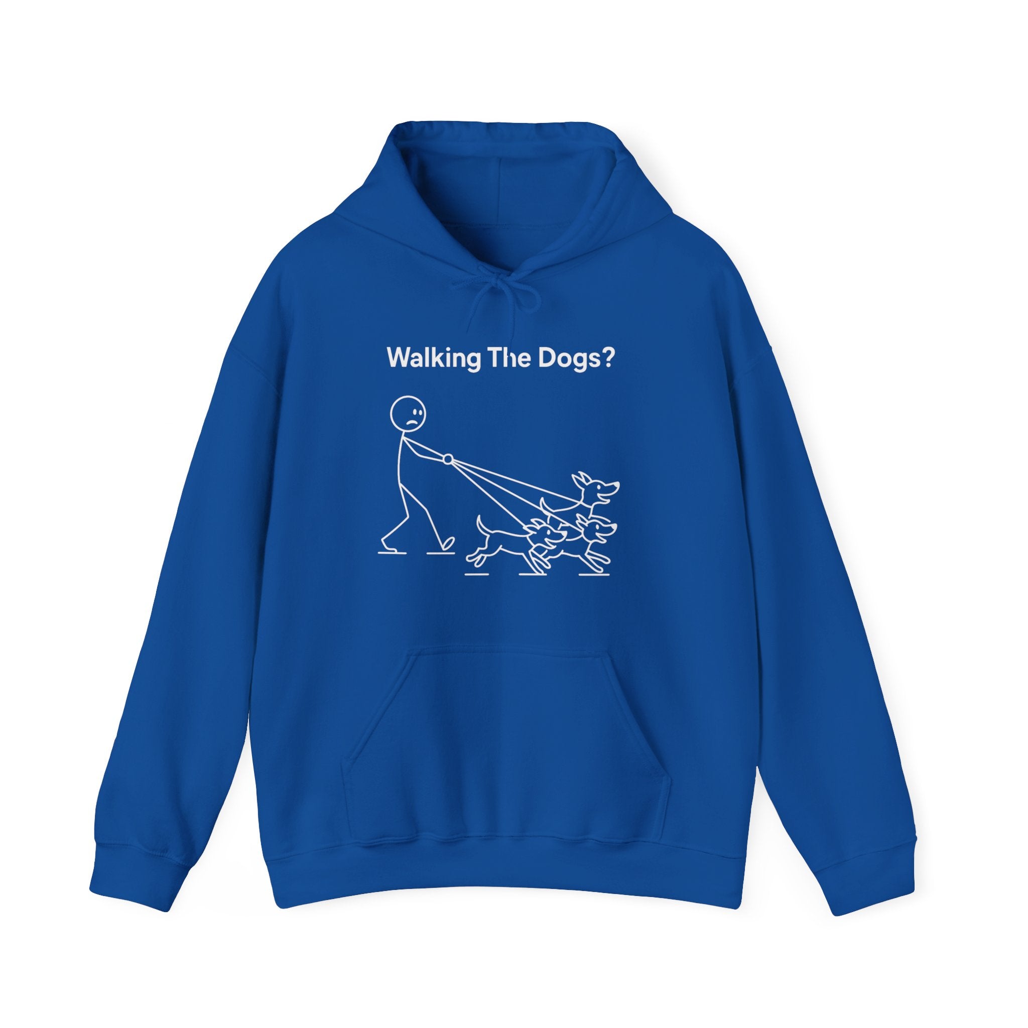 Walking The Dogs Funny Dog Hoodie, Dog Walker Gift, Pet Lover Hoodie