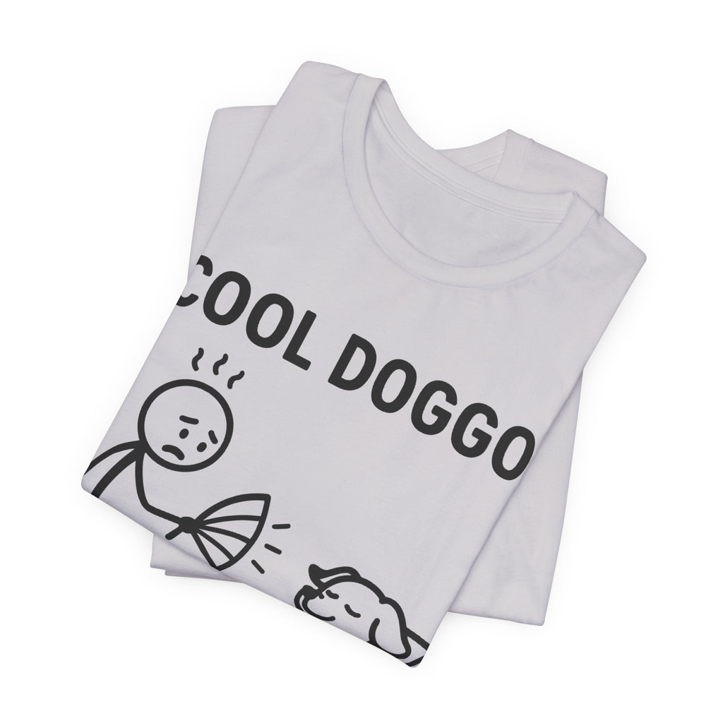Cool Doggo T-Shirt – Funny Dog Lover Tee with Relaxing Lounger Design