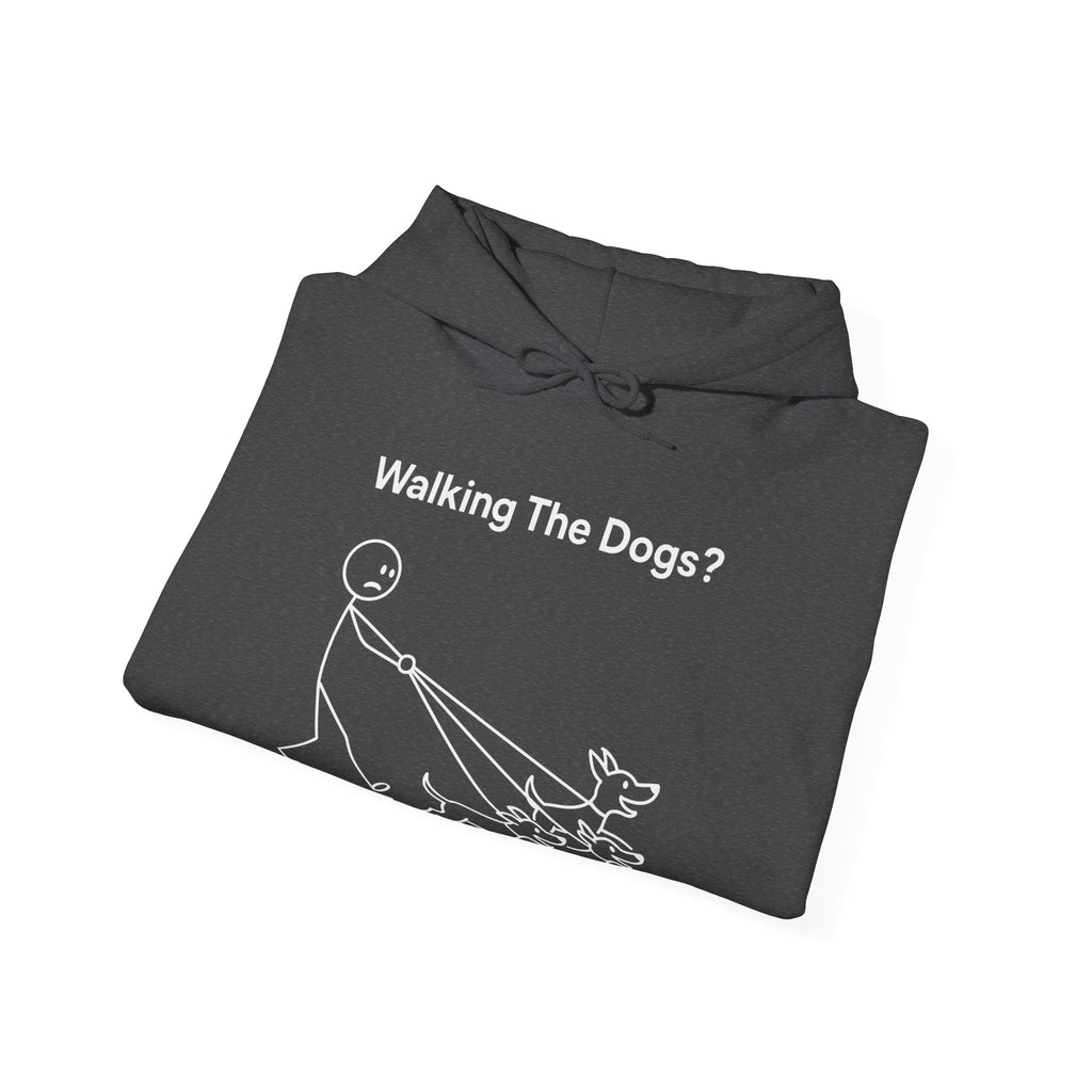 Walking The Dogs Funny Dog Hoodie, Dog Walker Gift, Pet Lover Hoodie