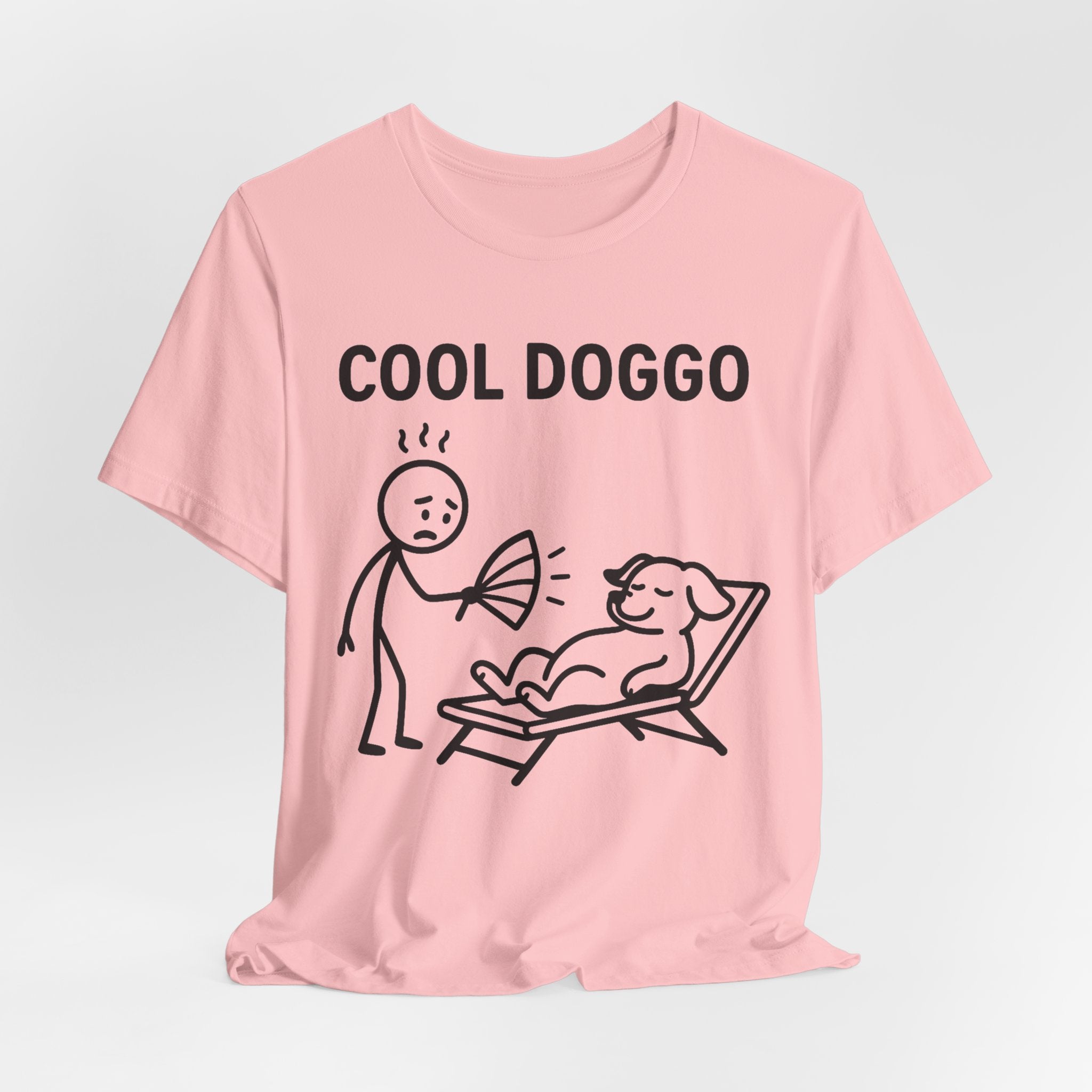Cool Doggo T-Shirt – Funny Dog Lover Tee with Relaxing Lounger Design