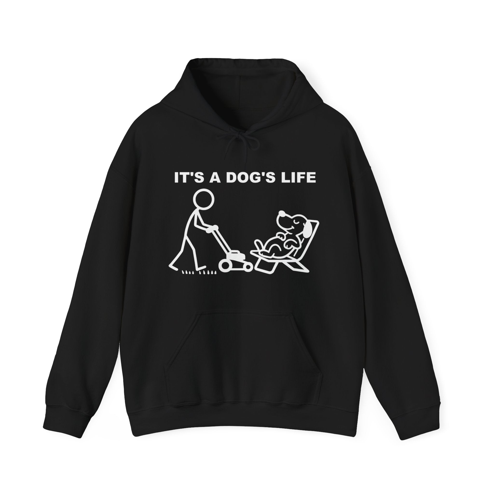It’s a Dog’s Life Funny Dog Hoodie, Dog Lover Gift, Pet Owner Hoodie
