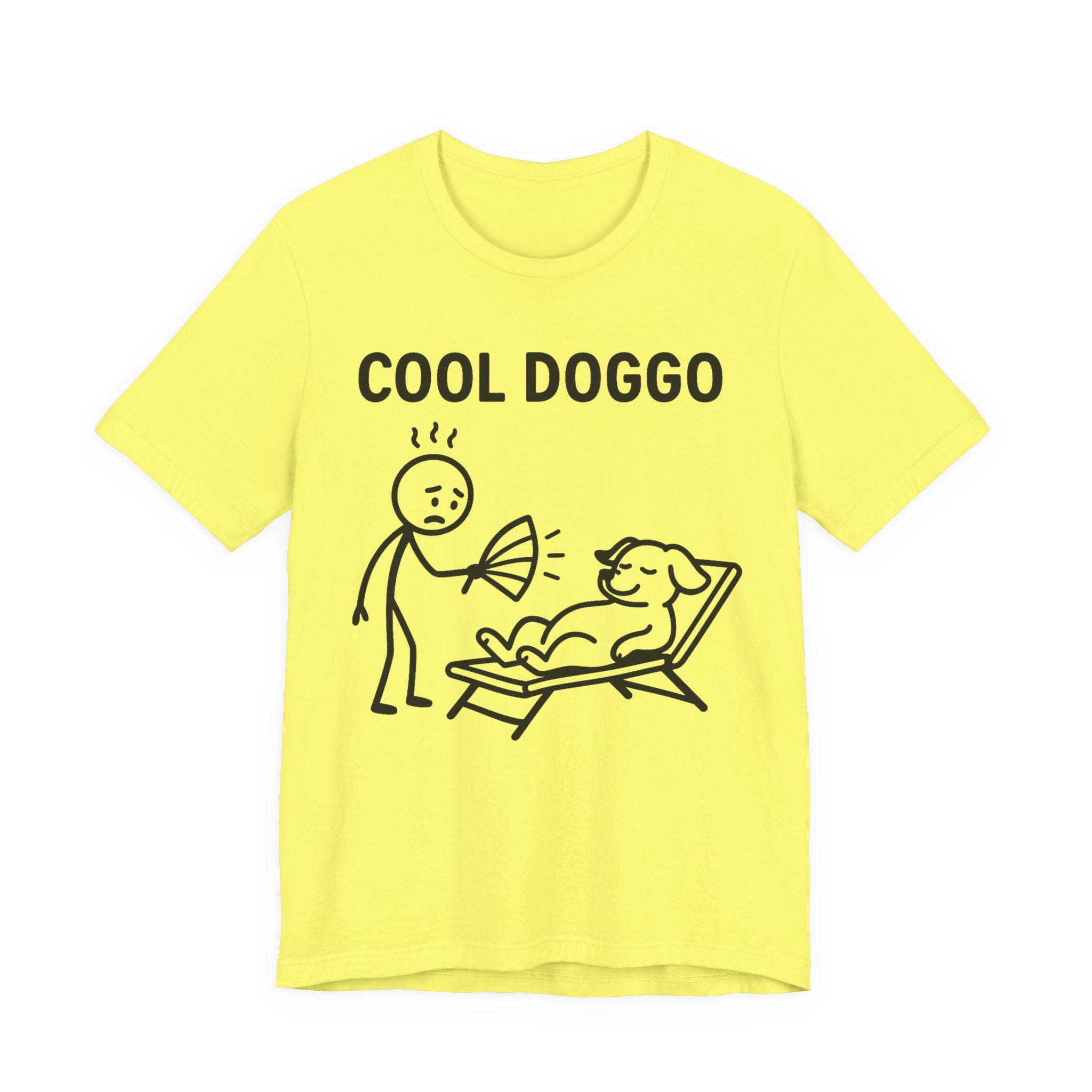 Cool Doggo T-Shirt – Funny Dog Lover Tee with Relaxing Lounger Design
