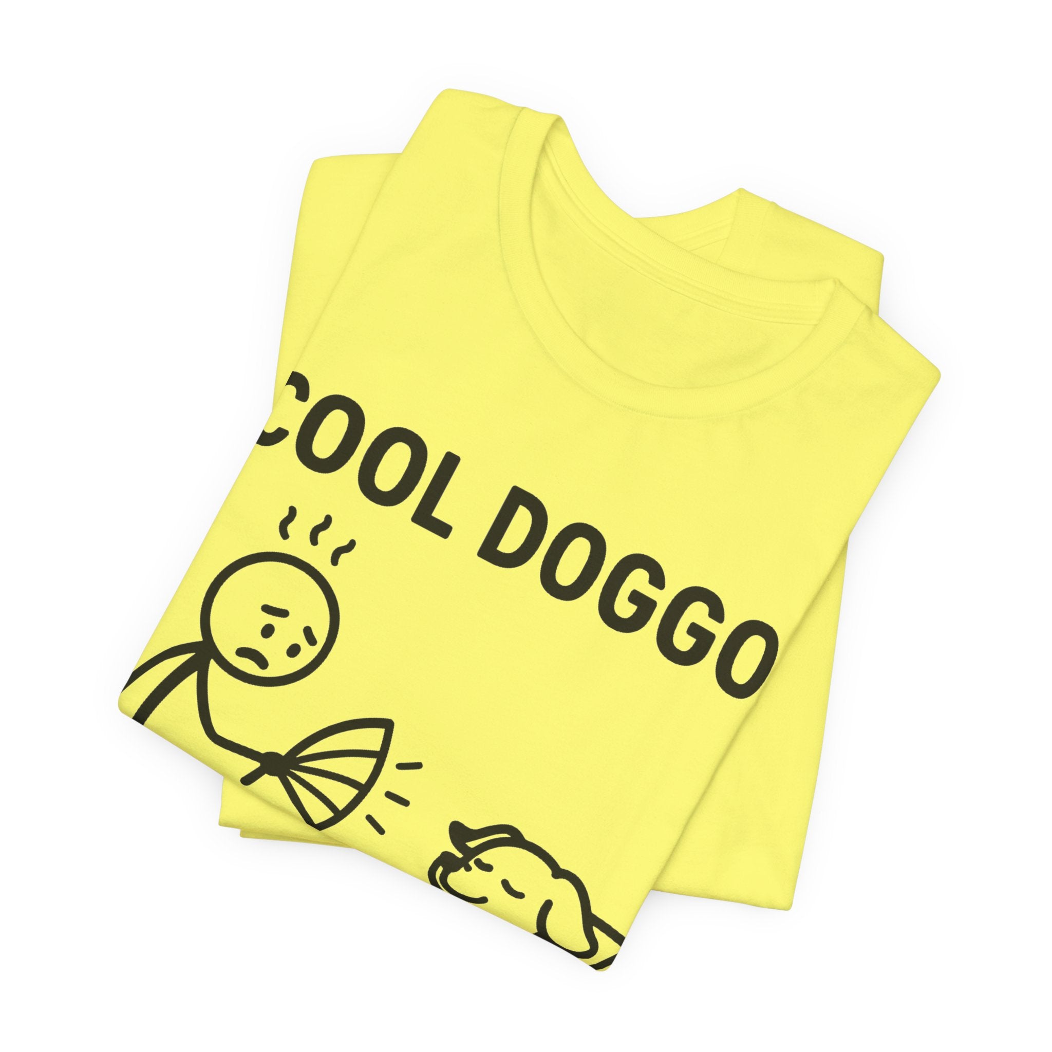 Cool Doggo T-Shirt – Funny Dog Lover Tee with Relaxing Lounger Design