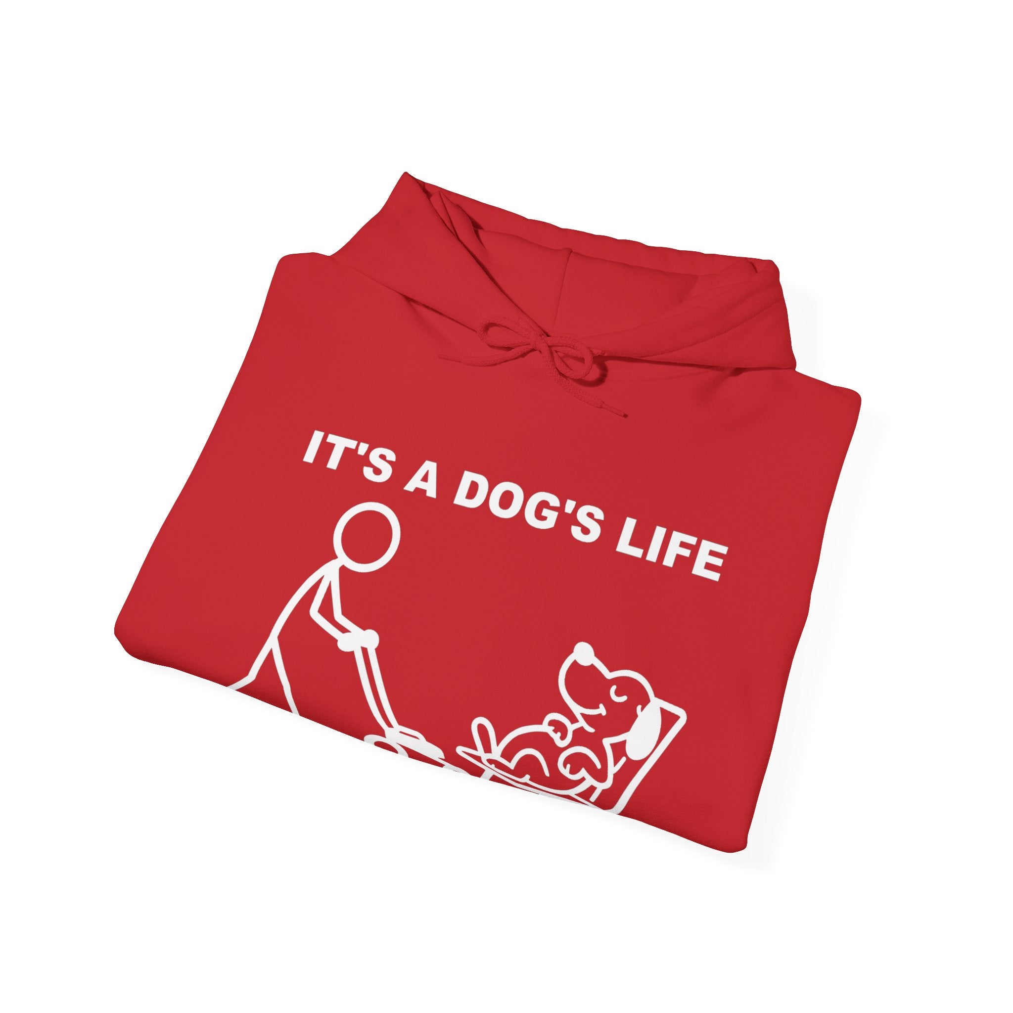 It’s a Dog’s Life Funny Dog Hoodie, Dog Lover Gift, Pet Owner Hoodie