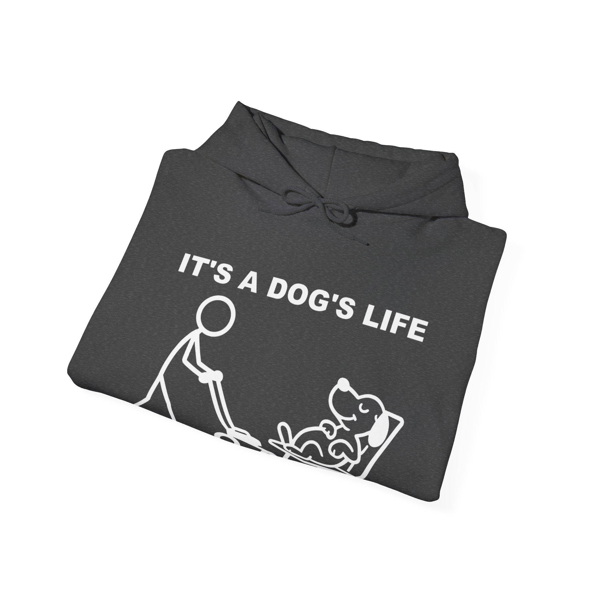 It’s a Dog’s Life Funny Dog Hoodie, Dog Lover Gift, Pet Owner Hoodie
