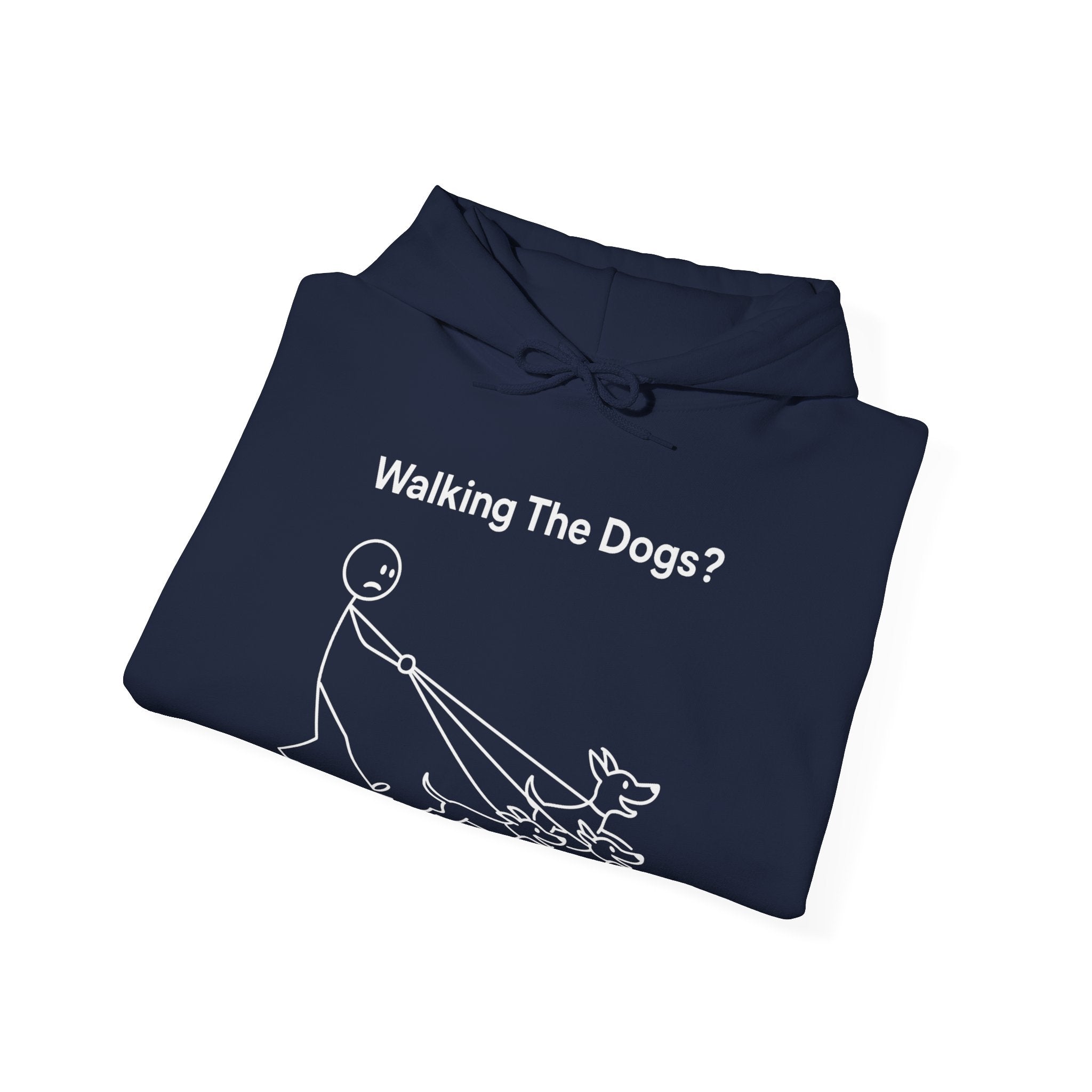 Walking The Dogs Funny Dog Hoodie, Dog Walker Gift, Pet Lover Hoodie