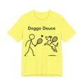 Doggo Deuce T-Shirt, Funny Tennis Dog Shirt, Dog Lover Gift, Cute Pet Tee, Casual Unisex T-Shirt