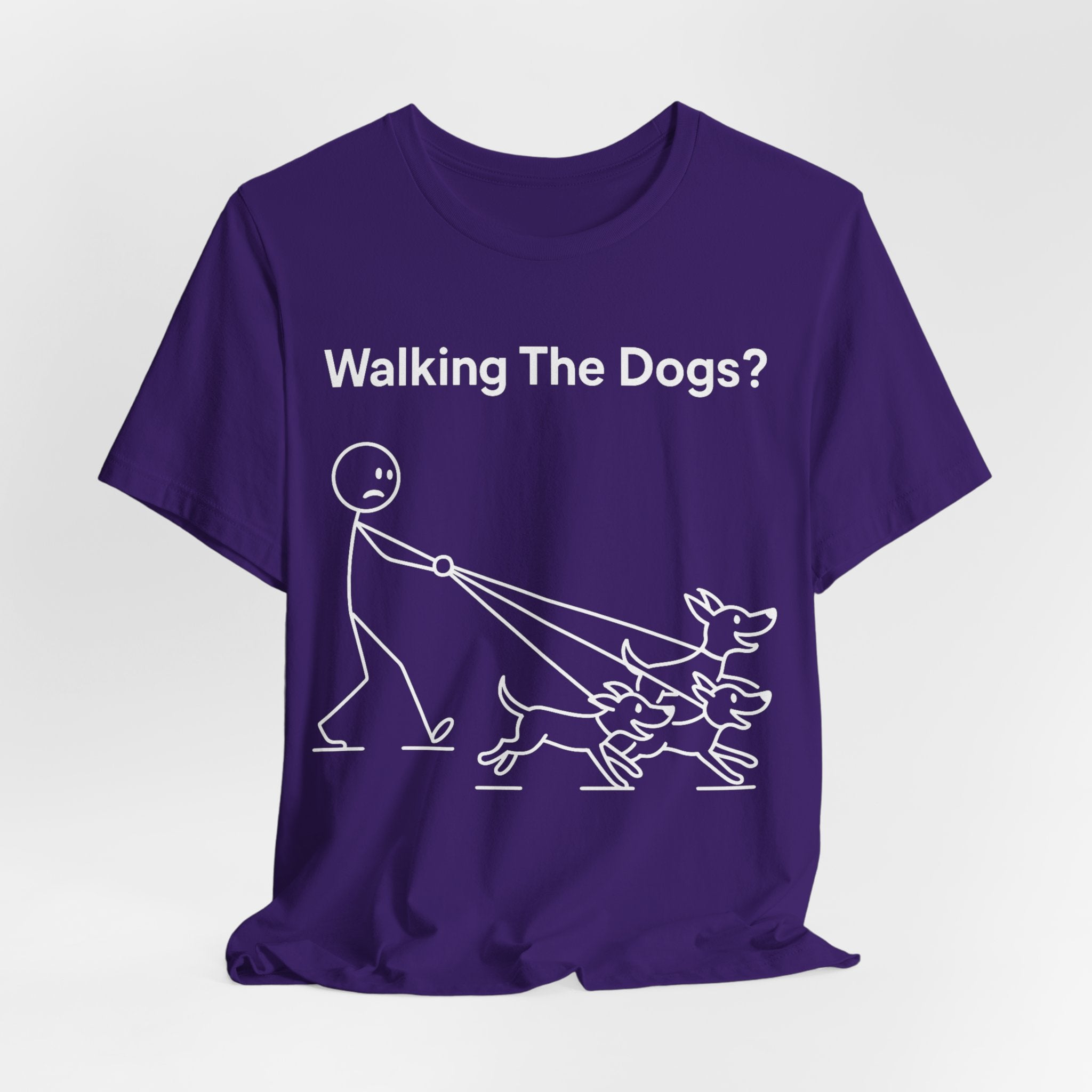 Walking The Dogs T-Shirt, Funny Dog Shirt, Dog Walker Gift, Dog Lover Tee, Cute Pet Humour T-Shirt