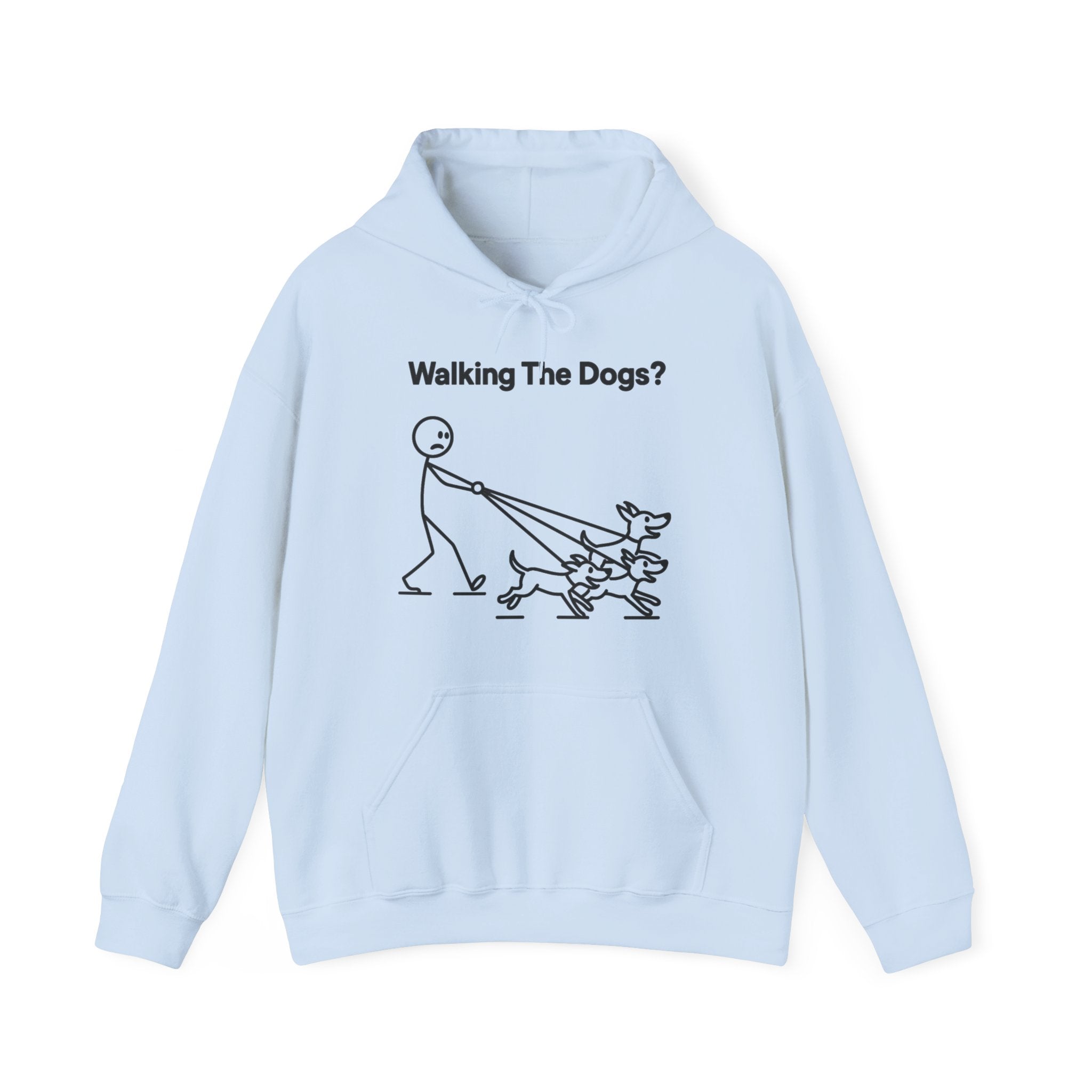 Walking The Dogs Funny Dog Hoodie, Dog Walker Gift, Pet Lover Hoodie