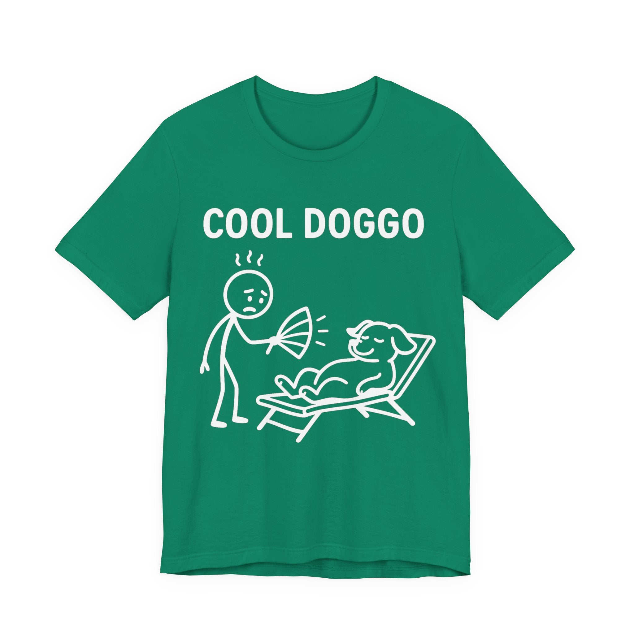 Cool Doggo T-Shirt – Funny Dog Lover Tee with Relaxing Lounger Design