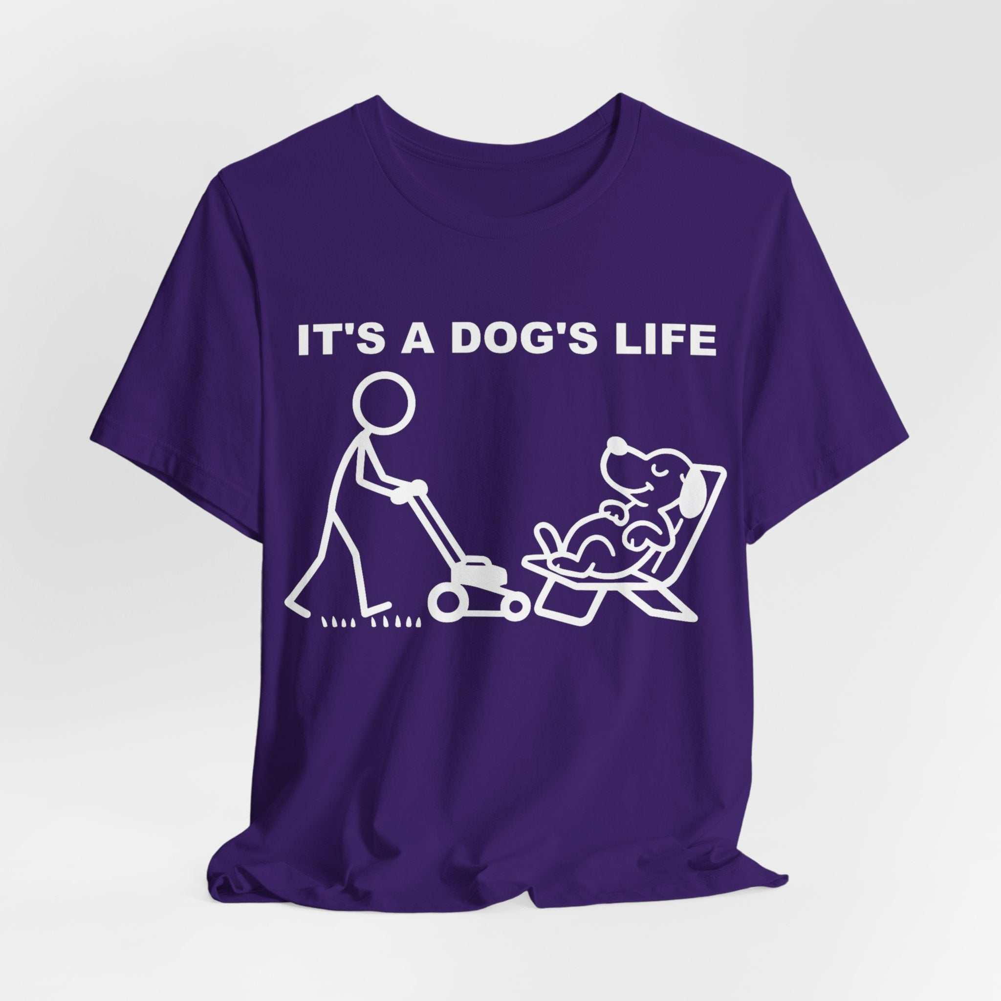 It’s a Dog’s Life T-Shirt, Funny Dog Shirt, Dog Lover Gift, Cute Pet Tee, Relaxed Humour T-Shirt