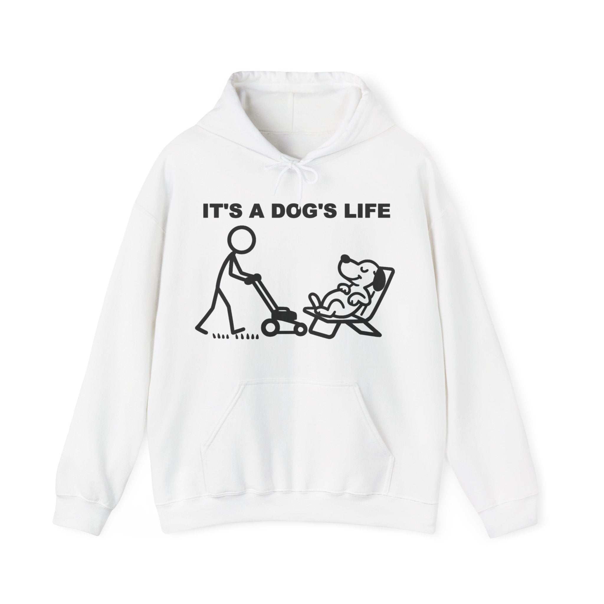 It’s a Dog’s Life Funny Dog Hoodie, Dog Lover Gift, Pet Owner Hoodie