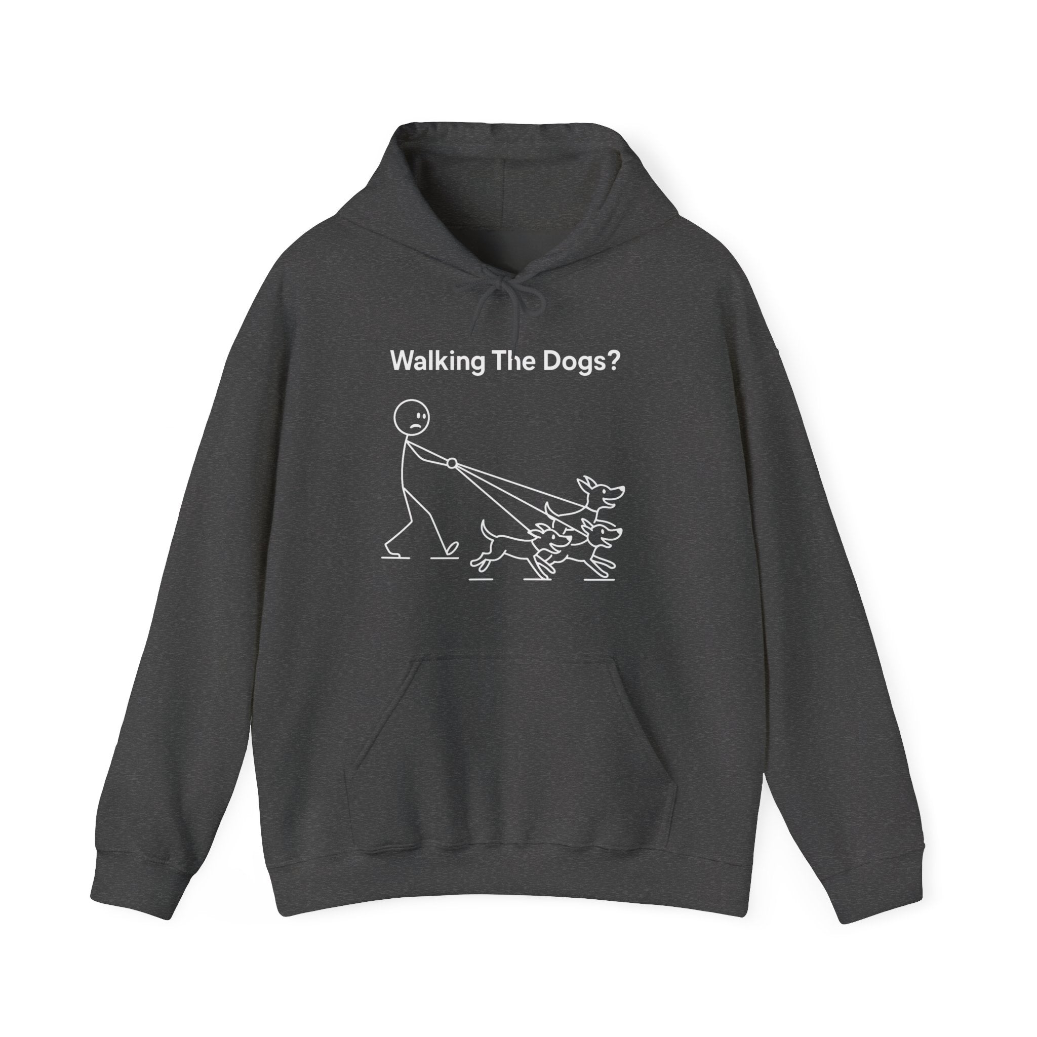 Walking The Dogs Funny Dog Hoodie, Dog Walker Gift, Pet Lover Hoodie