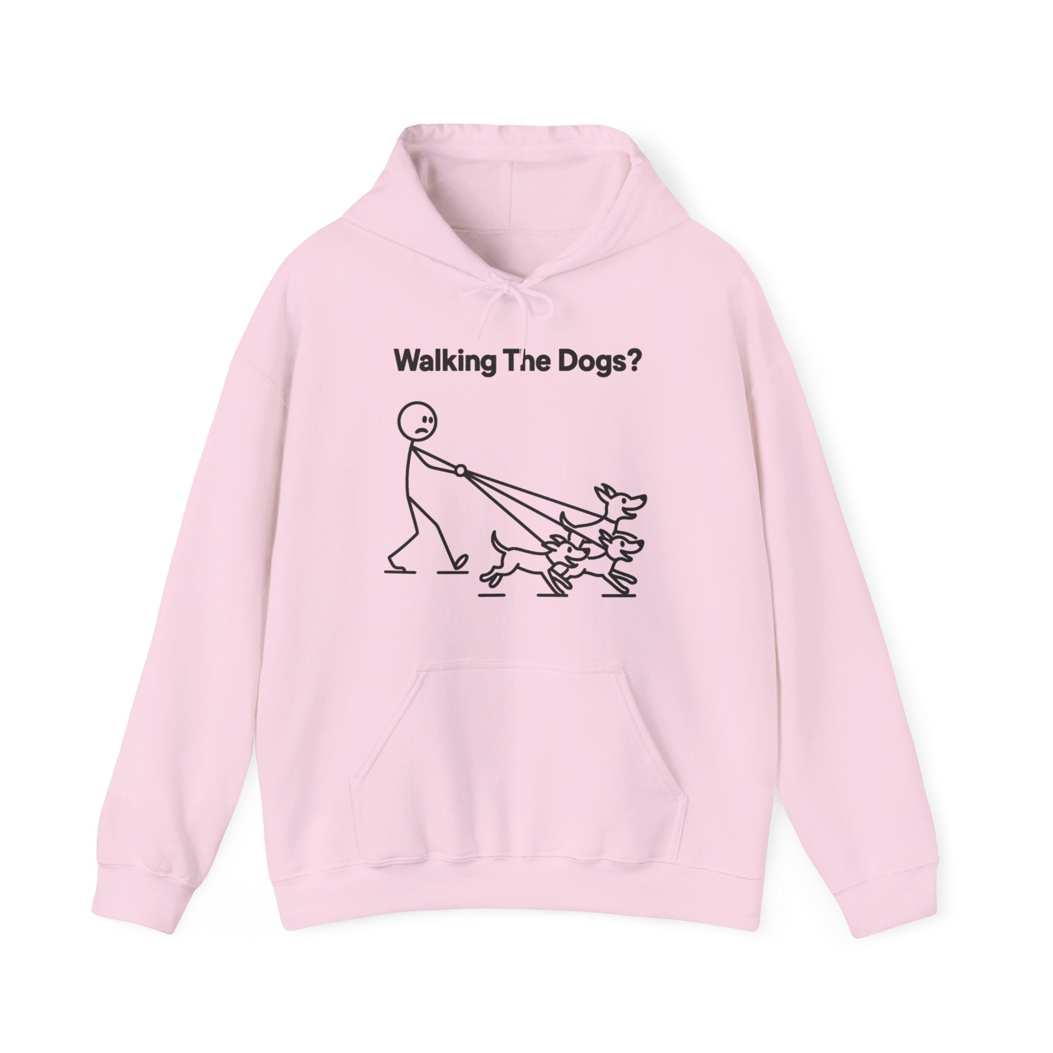 Walking The Dogs Funny Dog Hoodie, Dog Walker Gift, Pet Lover Hoodie