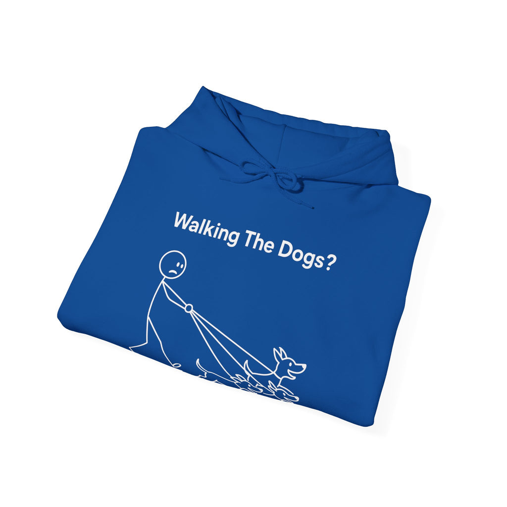 Walking The Dogs Funny Dog Hoodie, Dog Walker Gift, Pet Lover Hoodie
