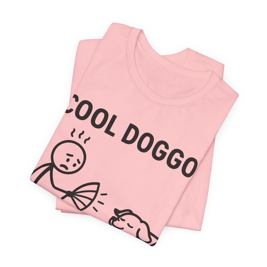 Cool Doggo T-Shirt – Funny Dog Lover Tee with Relaxing Lounger Design
