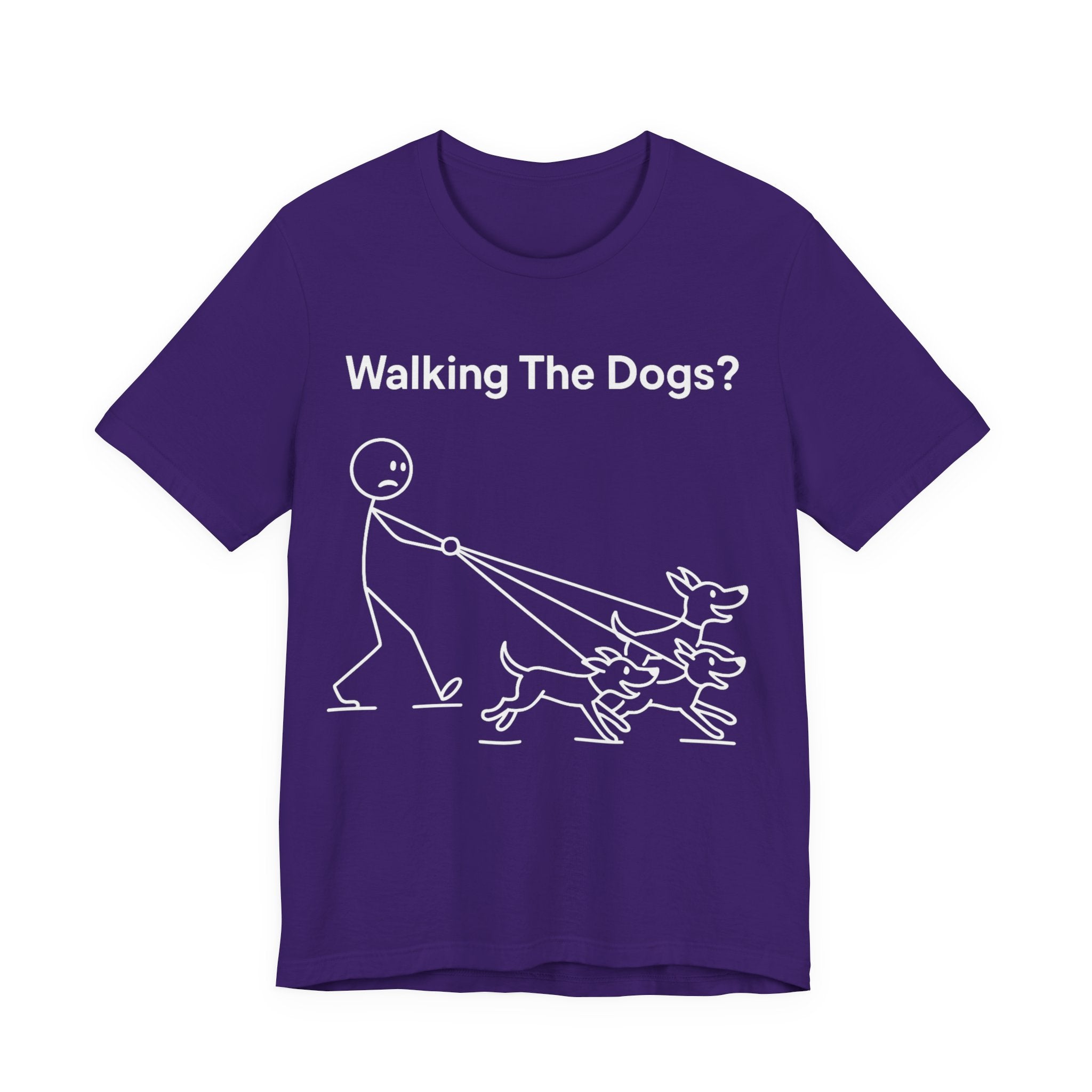 Walking The Dogs T-Shirt, Funny Dog Shirt, Dog Walker Gift, Dog Lover Tee, Cute Pet Humour T-Shirt