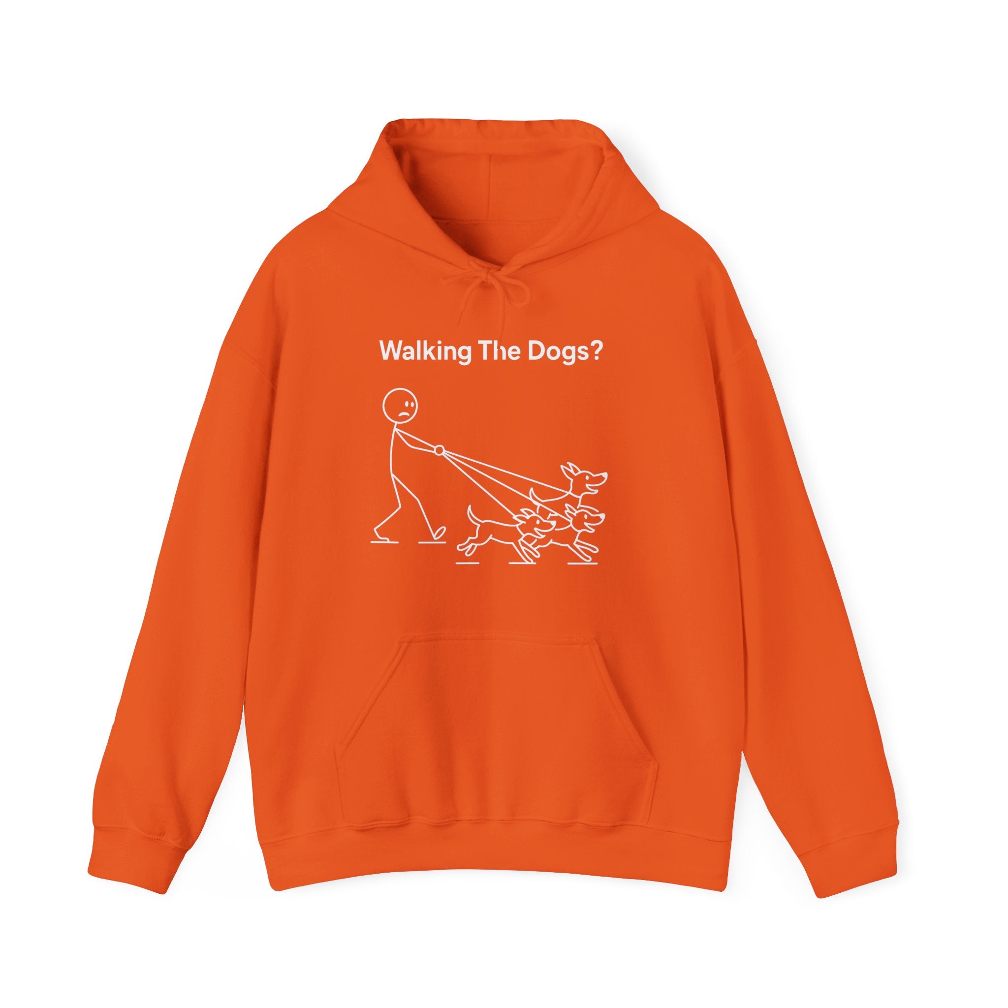 Walking The Dogs Funny Dog Hoodie, Dog Walker Gift, Pet Lover Hoodie