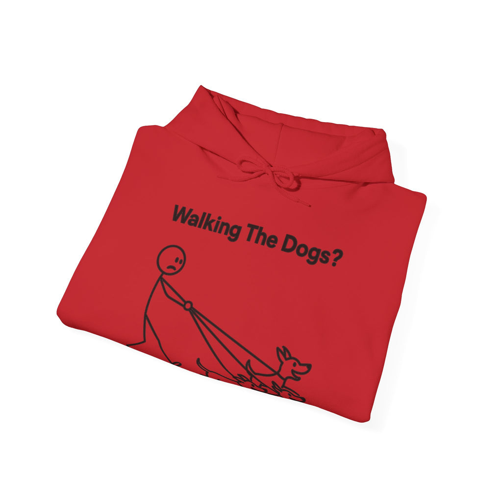 Walking The Dogs Funny Dog Hoodie, Dog Walker Gift, Pet Lover Hoodie
