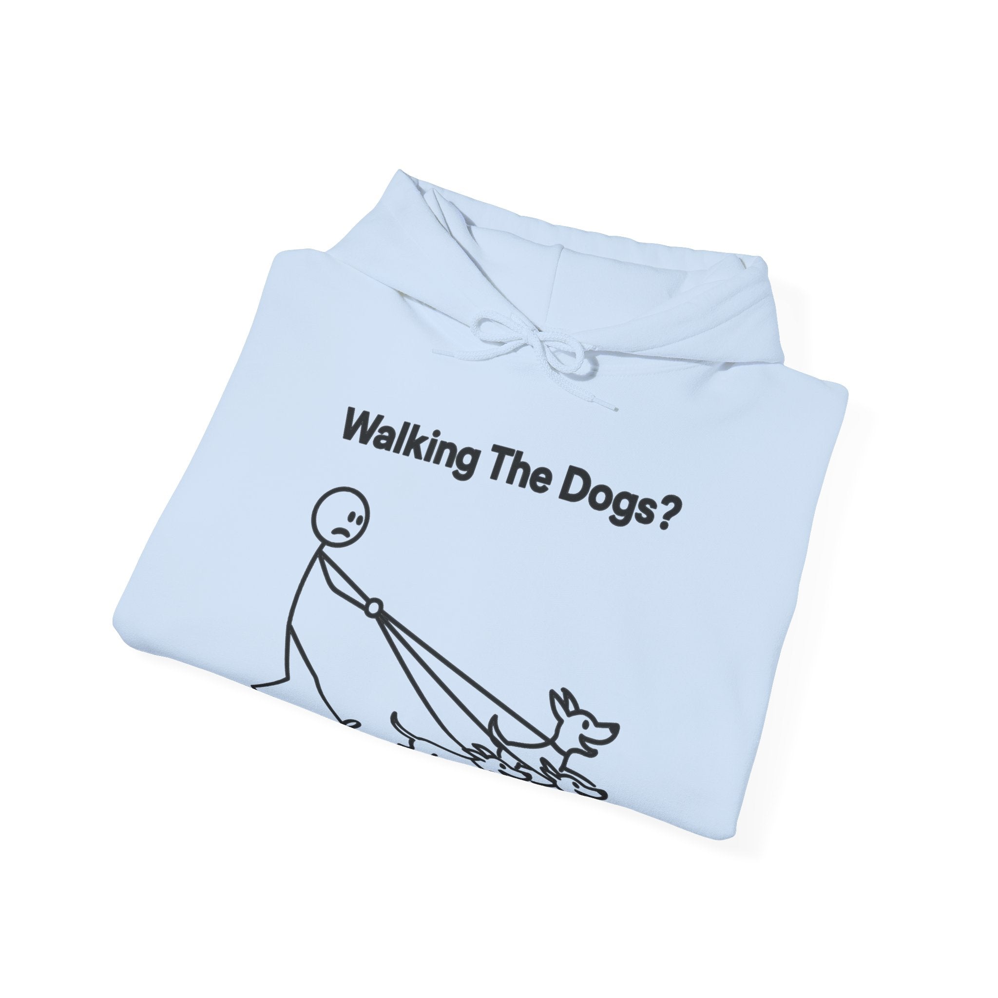 Walking The Dogs Funny Dog Hoodie, Dog Walker Gift, Pet Lover Hoodie