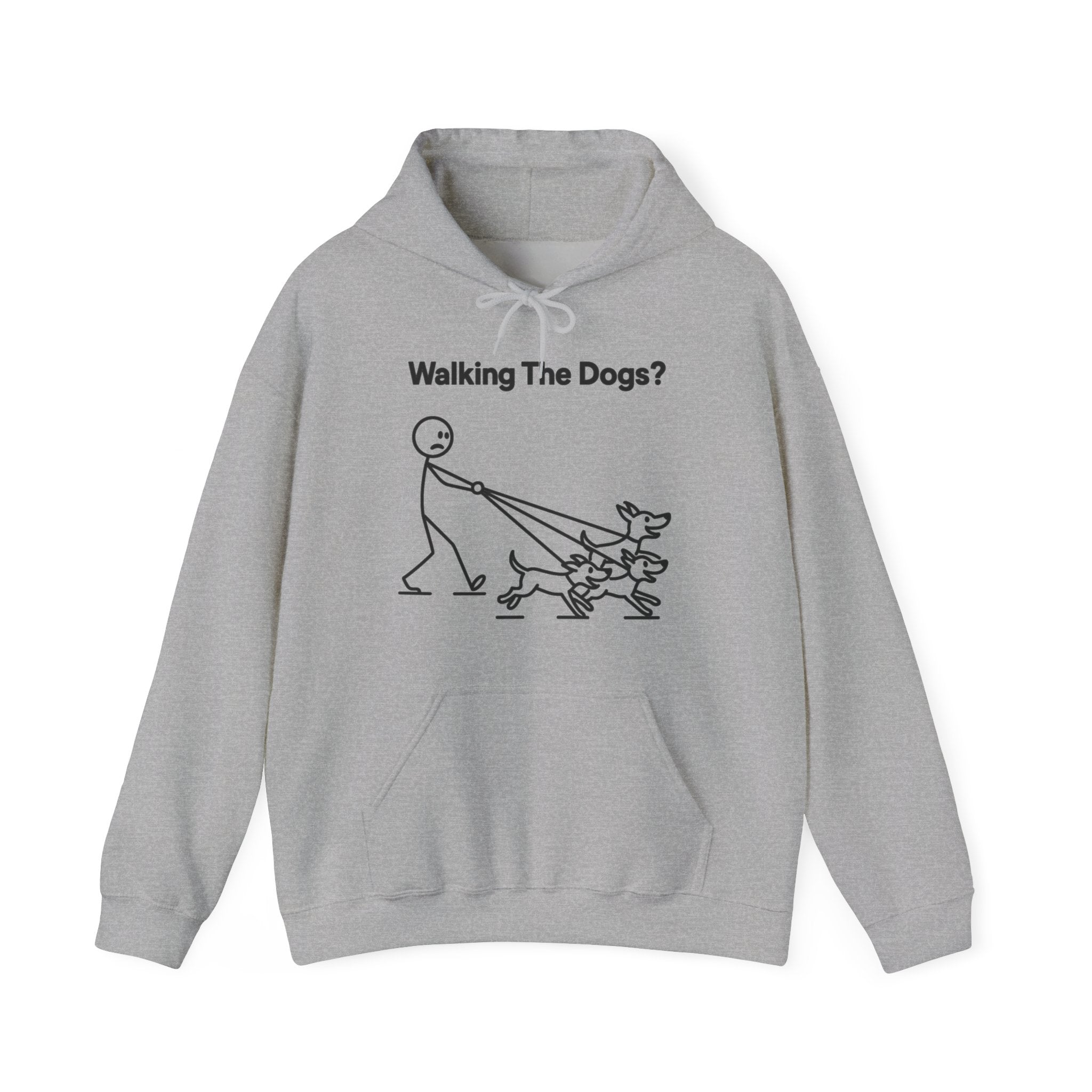 Walking The Dogs Funny Dog Hoodie, Dog Walker Gift, Pet Lover Hoodie