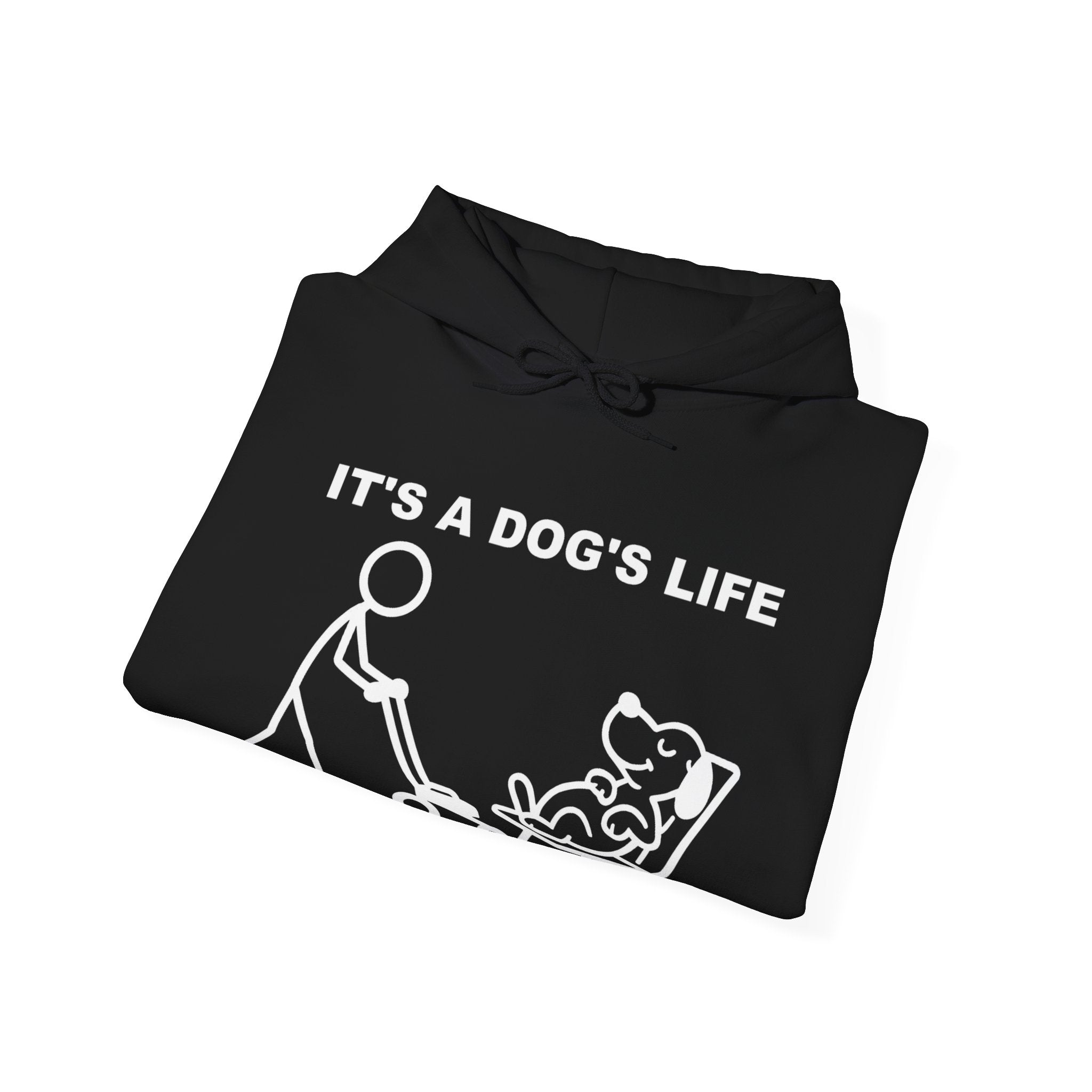 It’s a Dog’s Life Funny Dog Hoodie, Dog Lover Gift, Pet Owner Hoodie