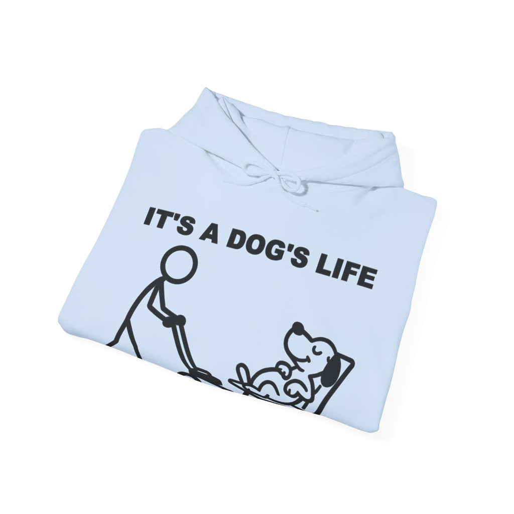 It’s a Dog’s Life Funny Dog Hoodie, Dog Lover Gift, Pet Owner Hoodie