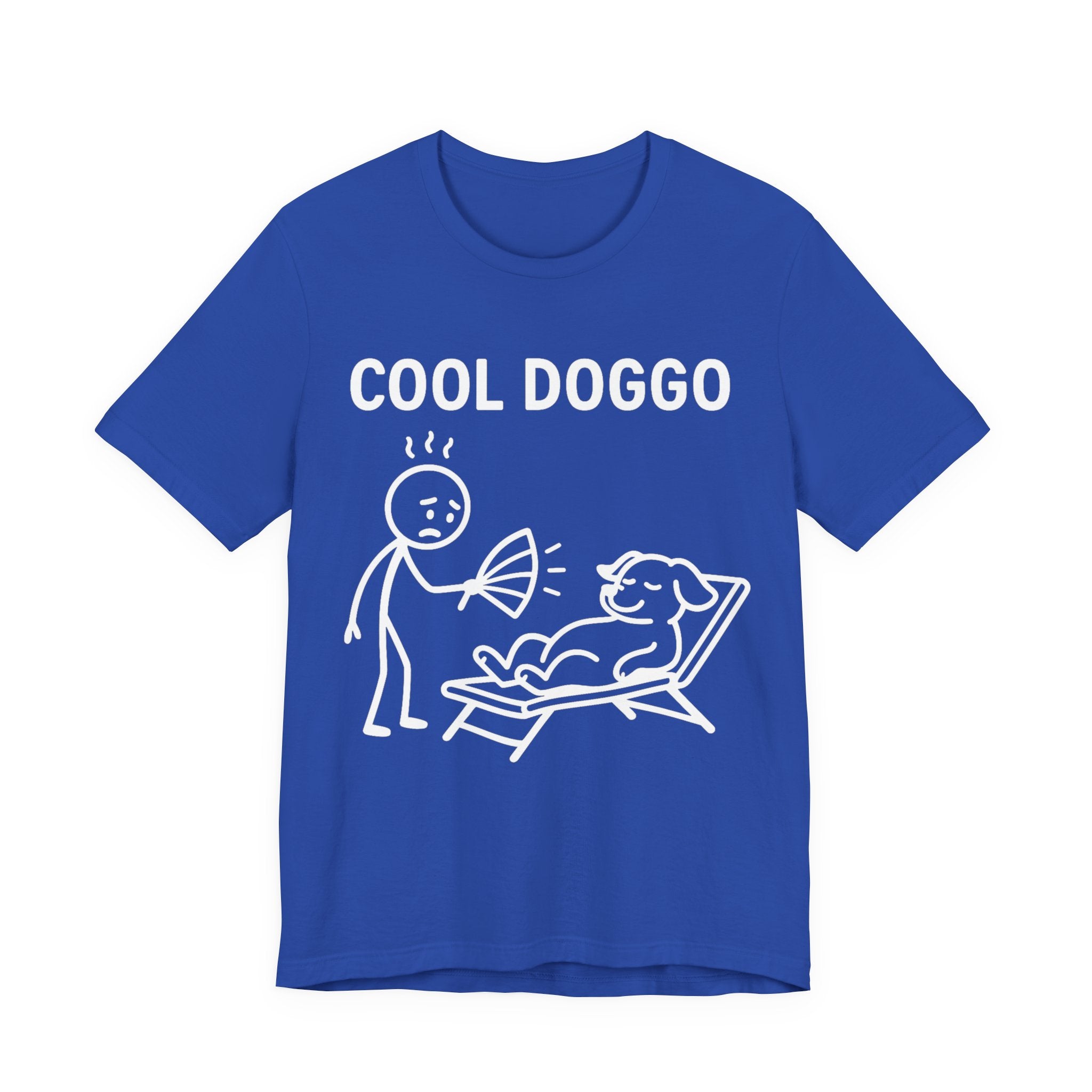 Cool Doggo T-Shirt – Funny Dog Lover Tee with Relaxing Lounger Design