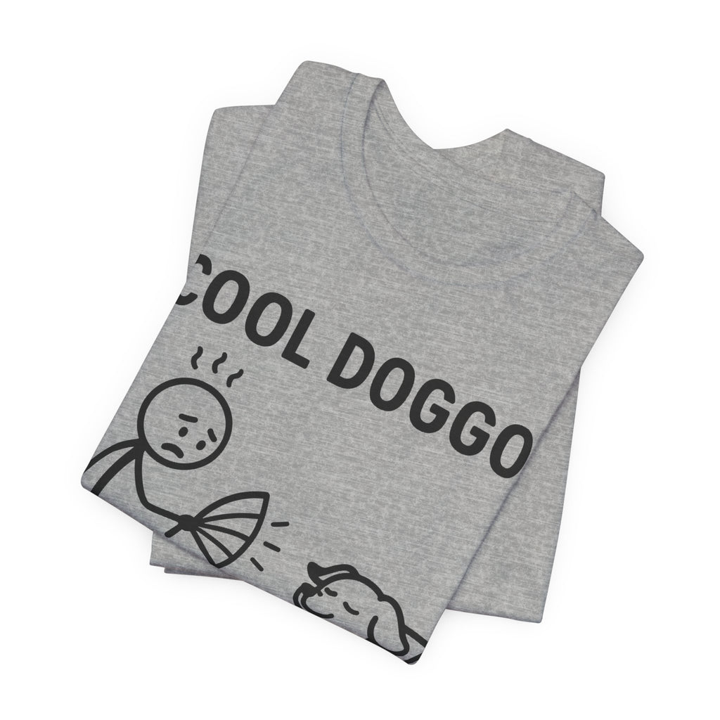Cool Doggo T-Shirt – Funny Dog Lover Tee with Relaxing Lounger Design