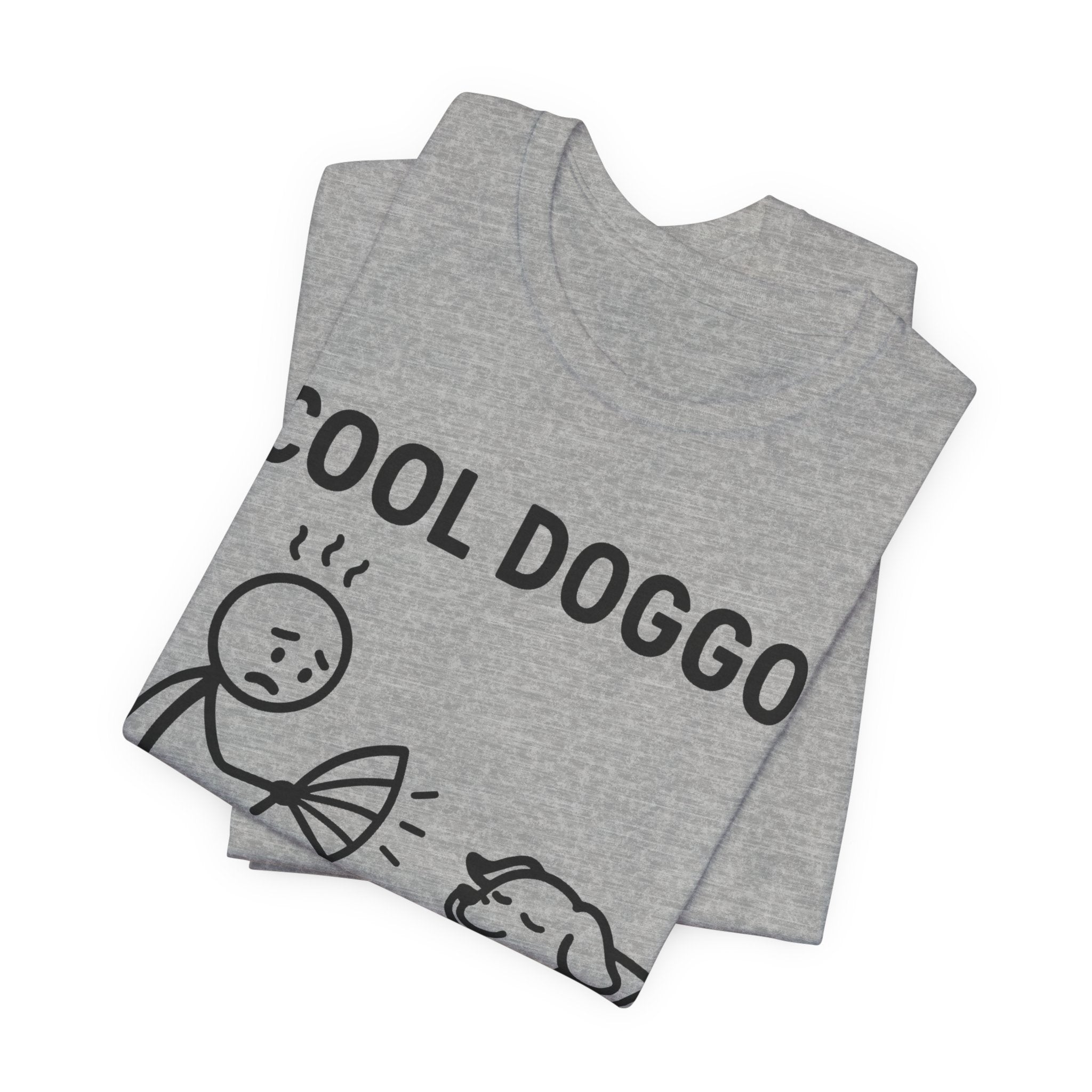Cool Doggo T-Shirt – Funny Dog Lover Tee with Relaxing Lounger Design