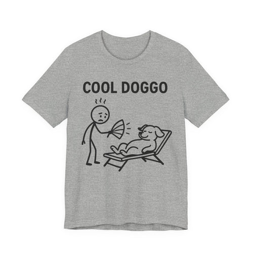 Cool Doggo T-Shirt – Funny Dog Lover Tee with Relaxing Lounger Design